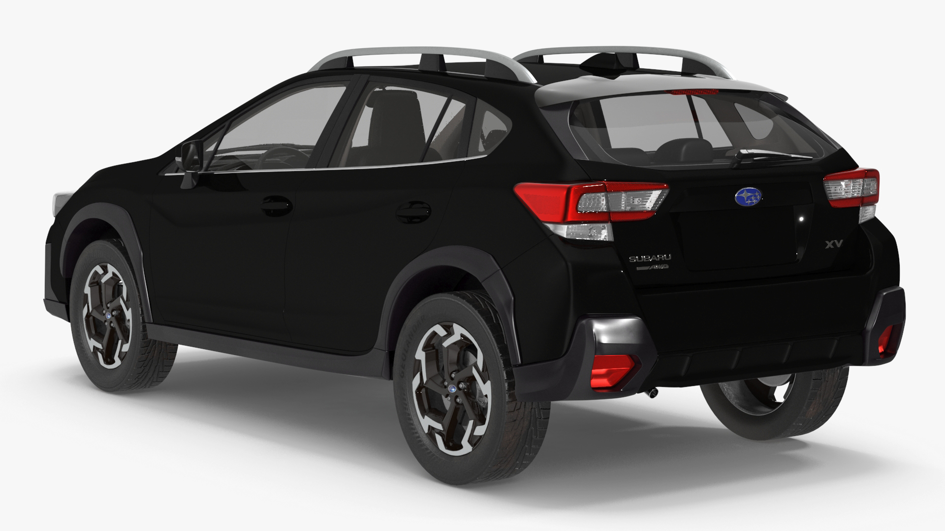 Subaru XV 2020 Hybrid Crosstrek Black 3D