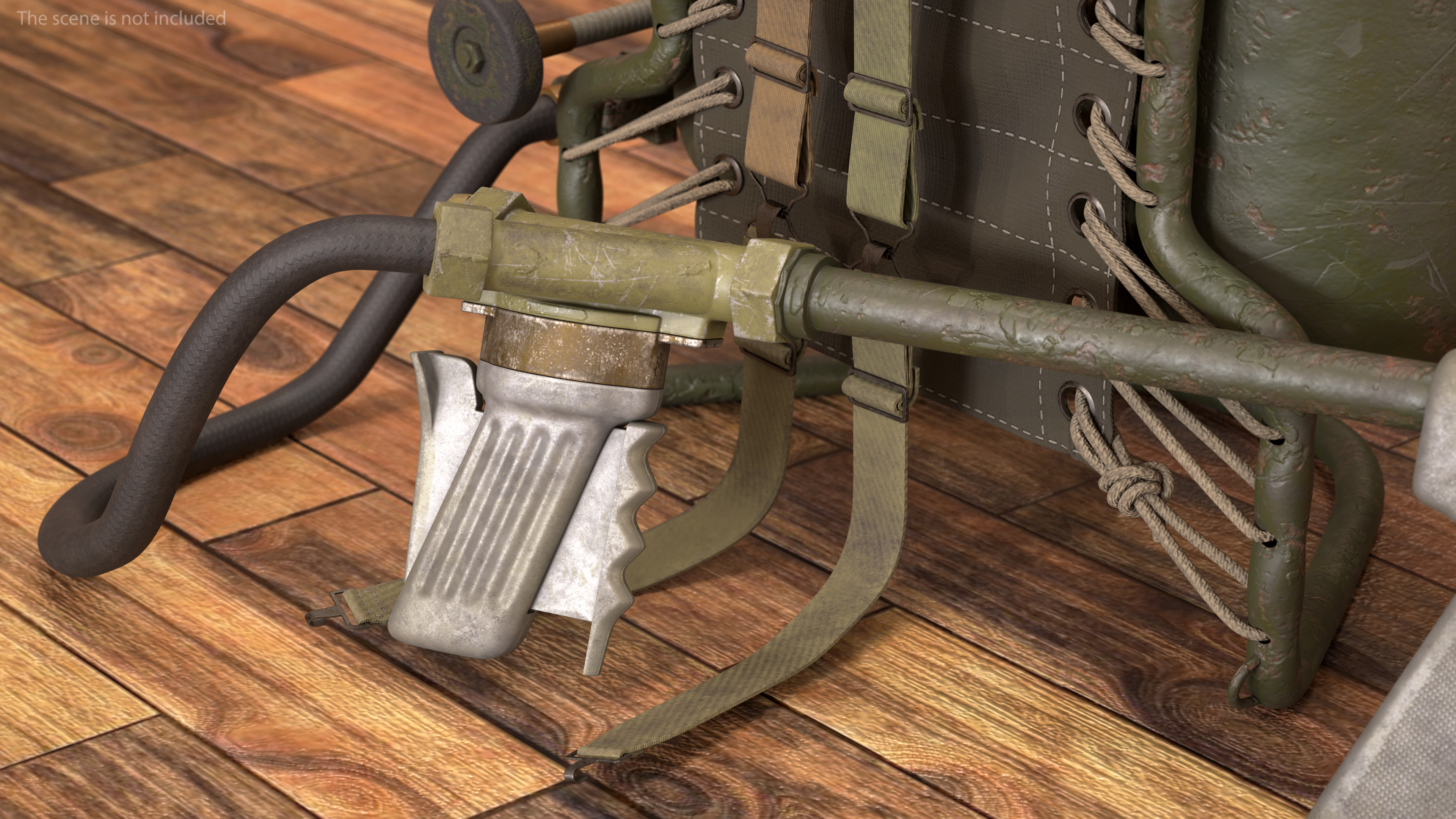 3D M2 Flamethrower Backpack Rigged