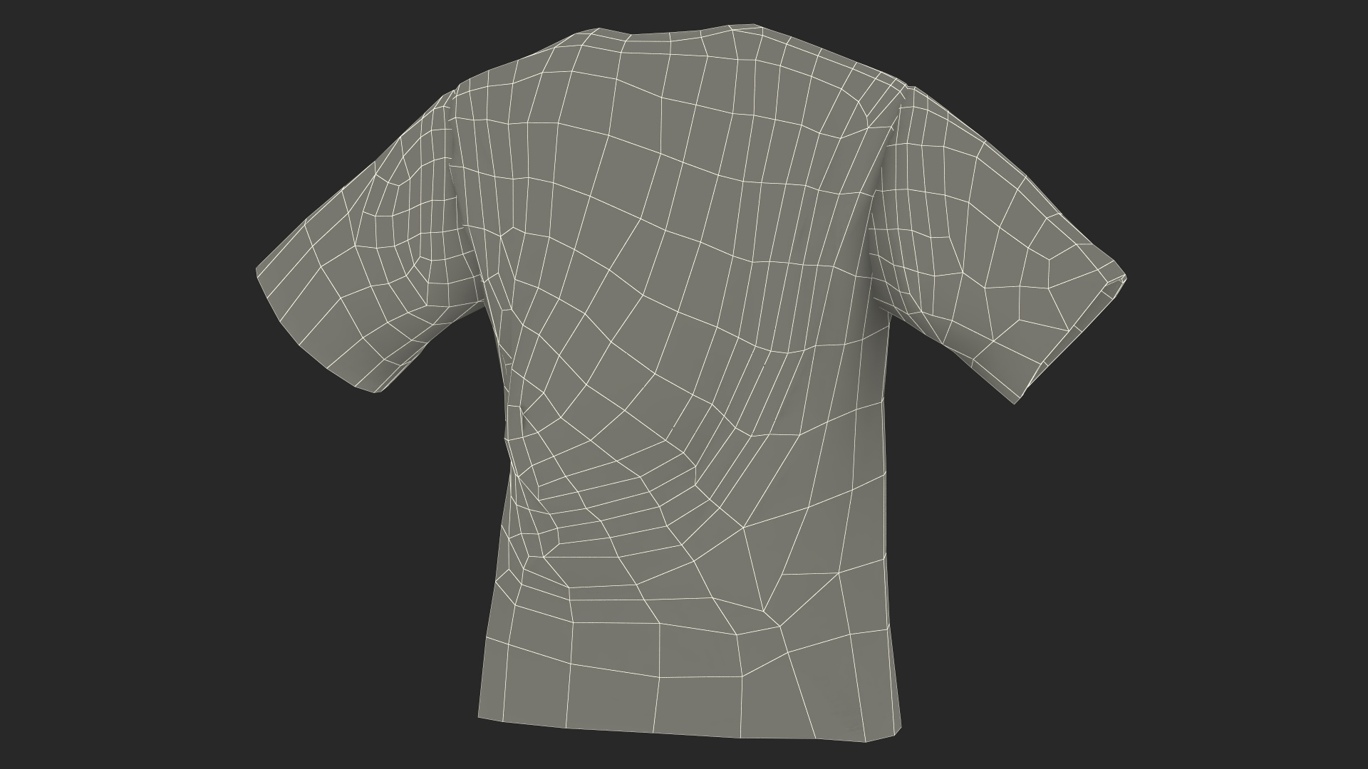 3D model Surgeon Blue Scrubs Shirt