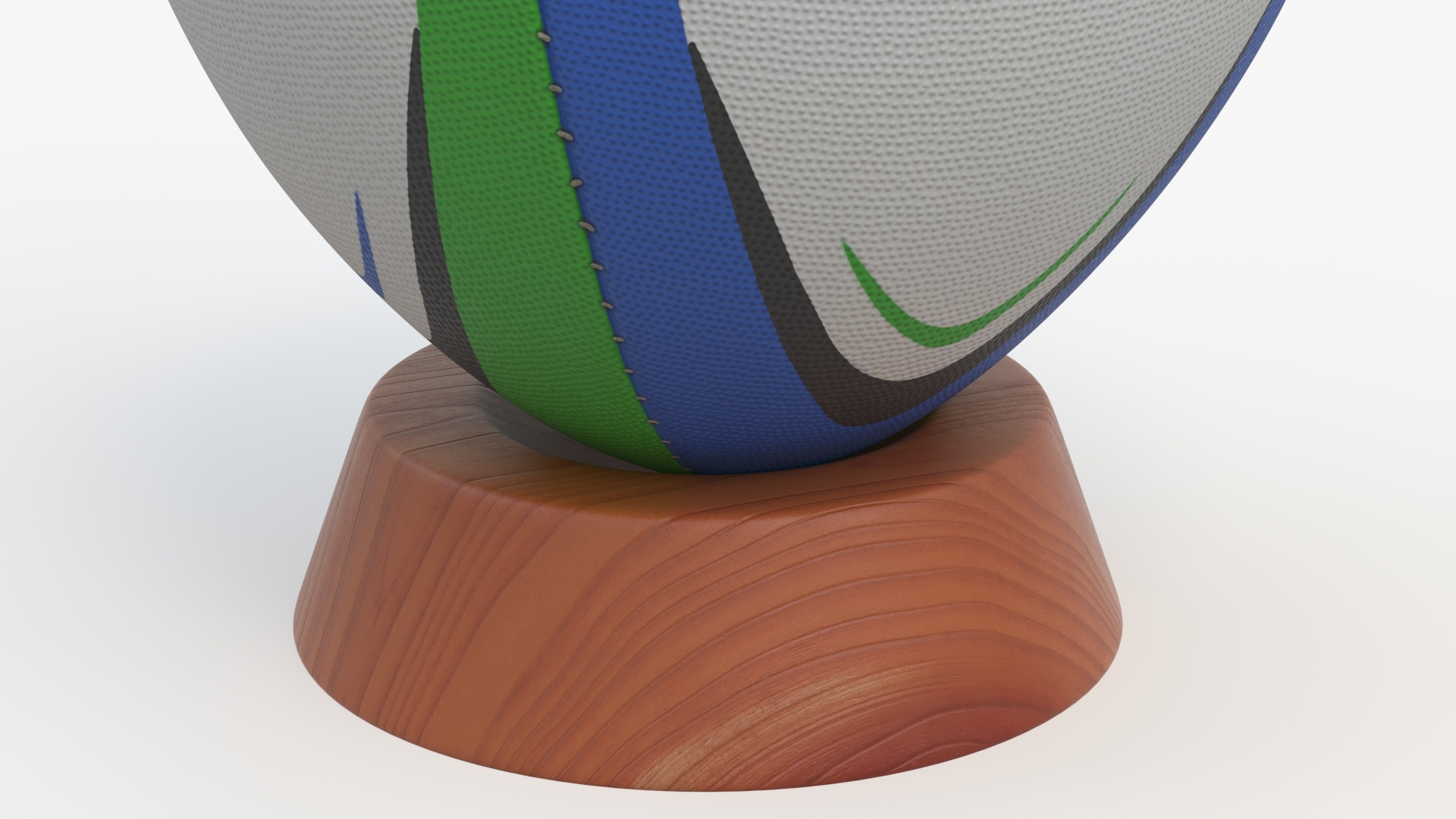 3D model Rugby Reflex Training Ball on Stand