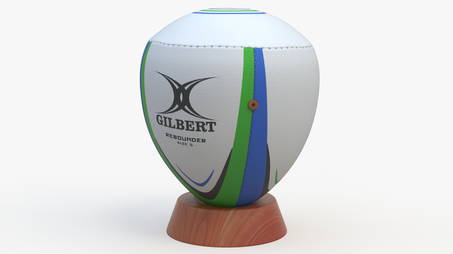 3D model Rugby Reflex Training Ball on Stand