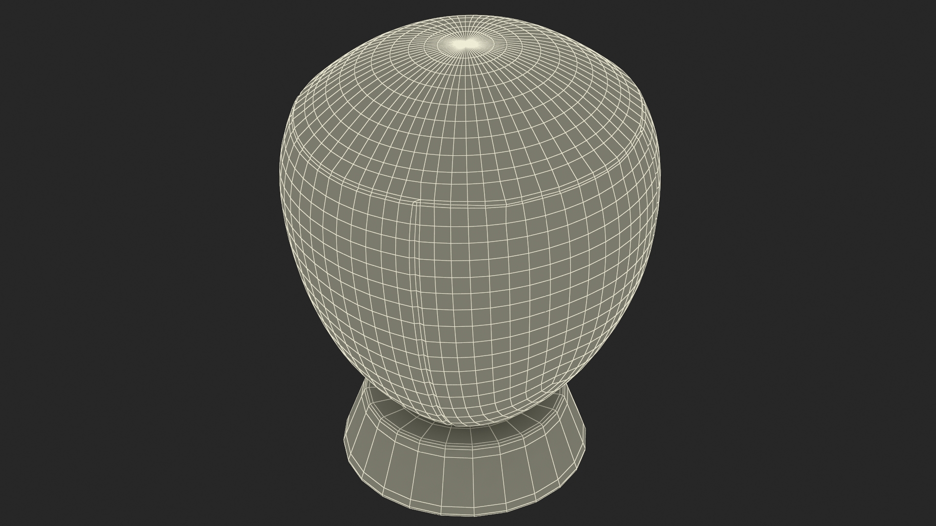 3D model Rugby Reflex Training Ball on Stand