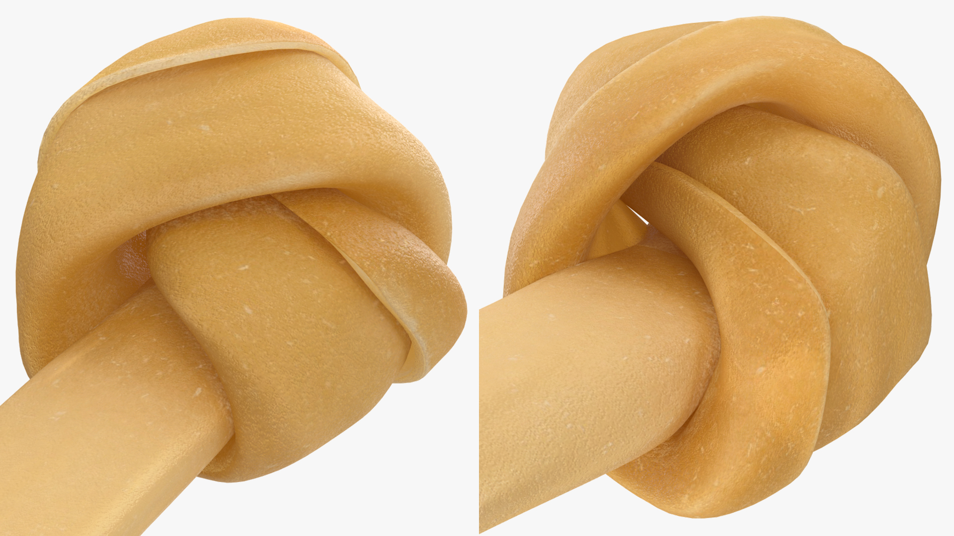 3D Rawhide Dog Chew Bone