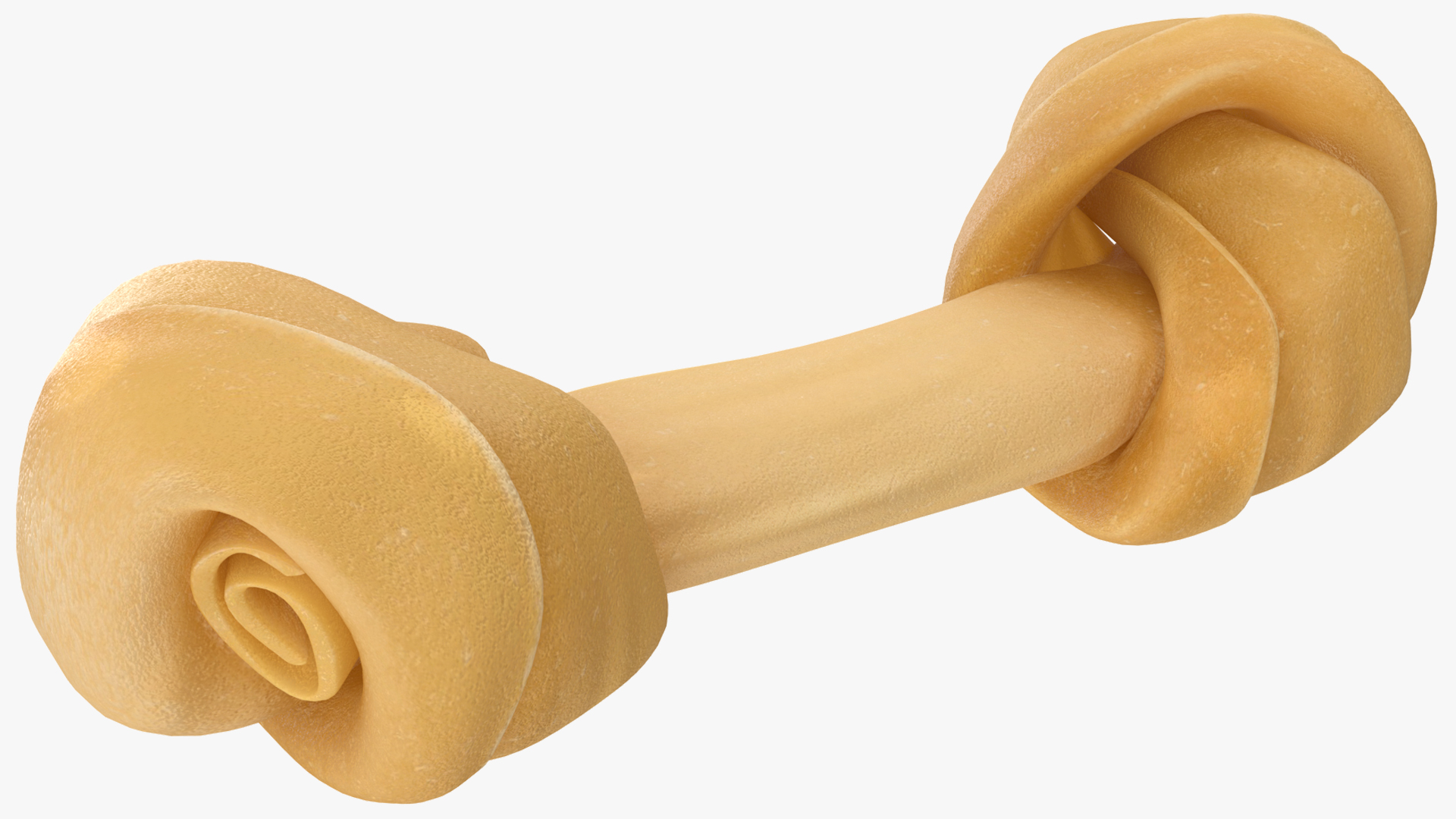 3D Rawhide Dog Chew Bone