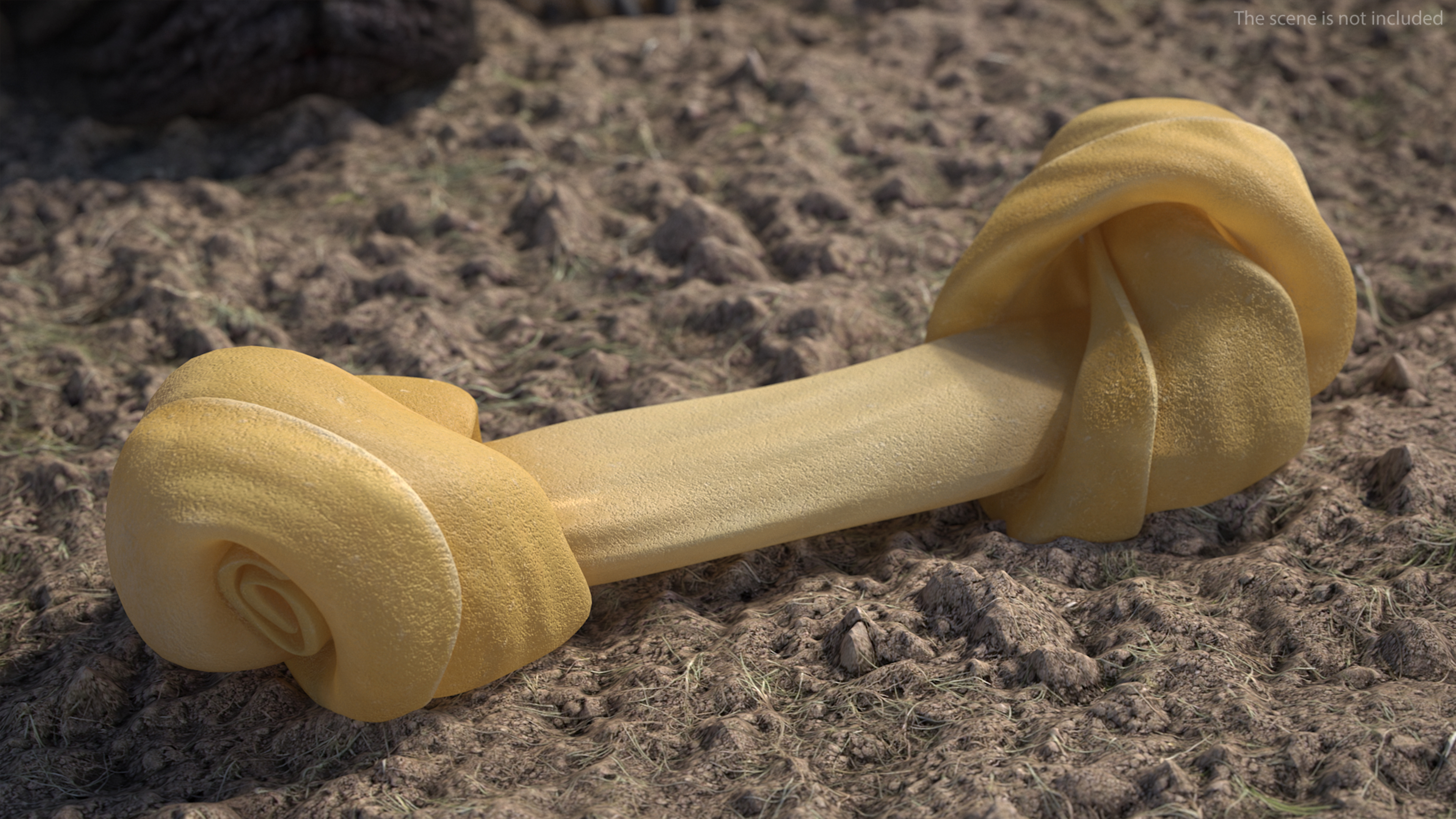 3D Rawhide Dog Chew Bone