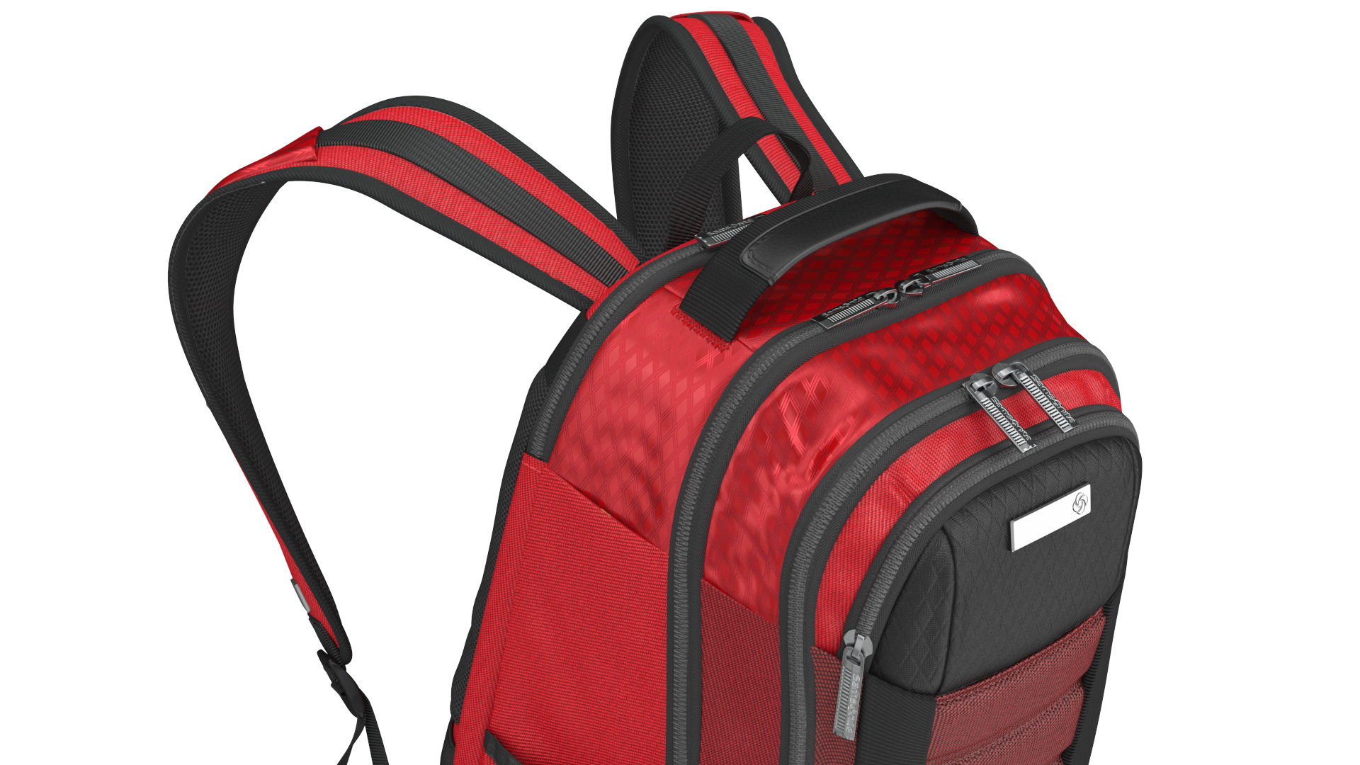 Carrier GSD Backpack Samsonite Red on Mannequin 3D