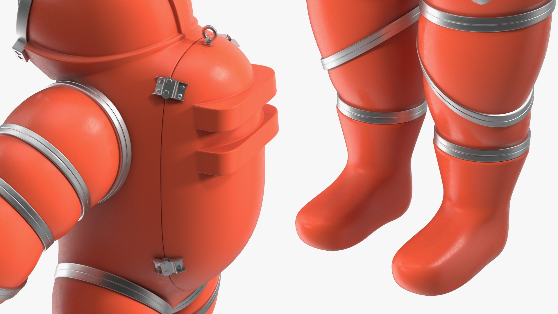 3D Deep Sea Diving Suit Rigged for Cinema 4D