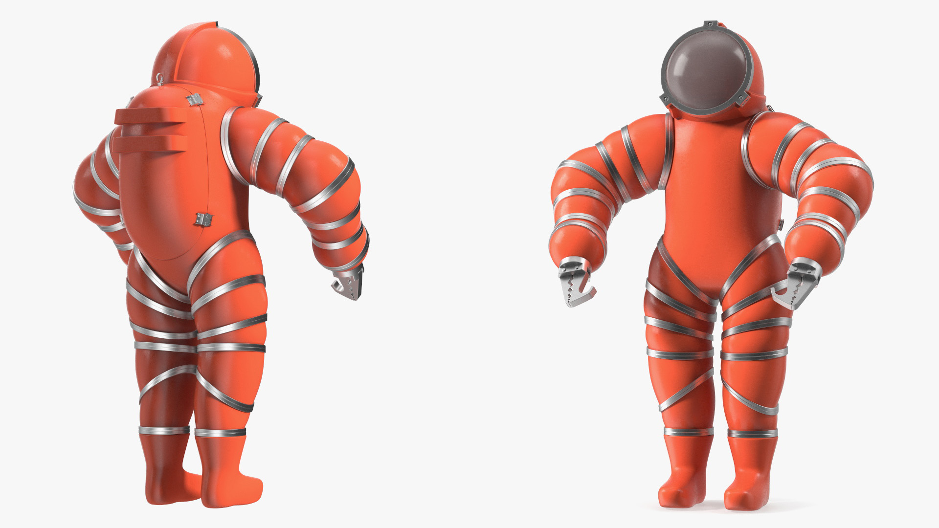 3D Deep Sea Diving Suit Rigged for Cinema 4D