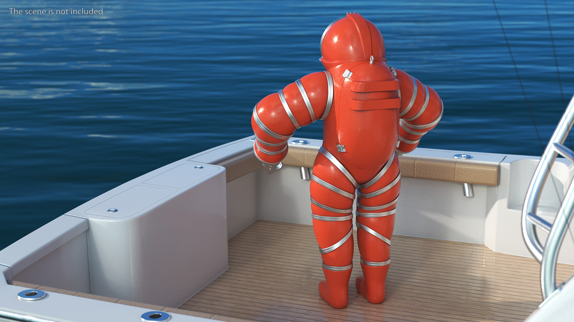 3D Deep Sea Diving Suit Rigged for Cinema 4D