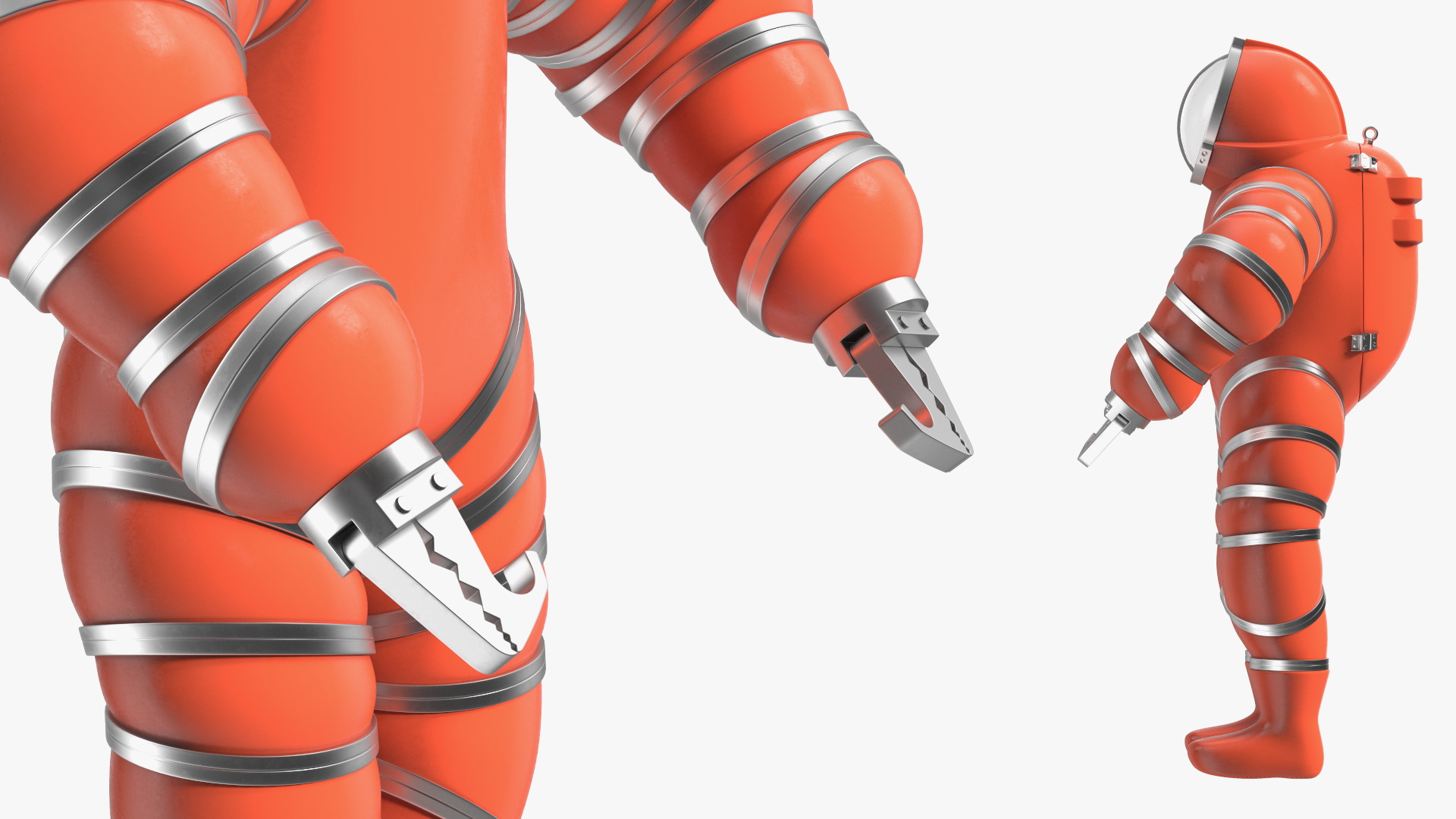 3D Deep Sea Diving Suit Rigged for Cinema 4D