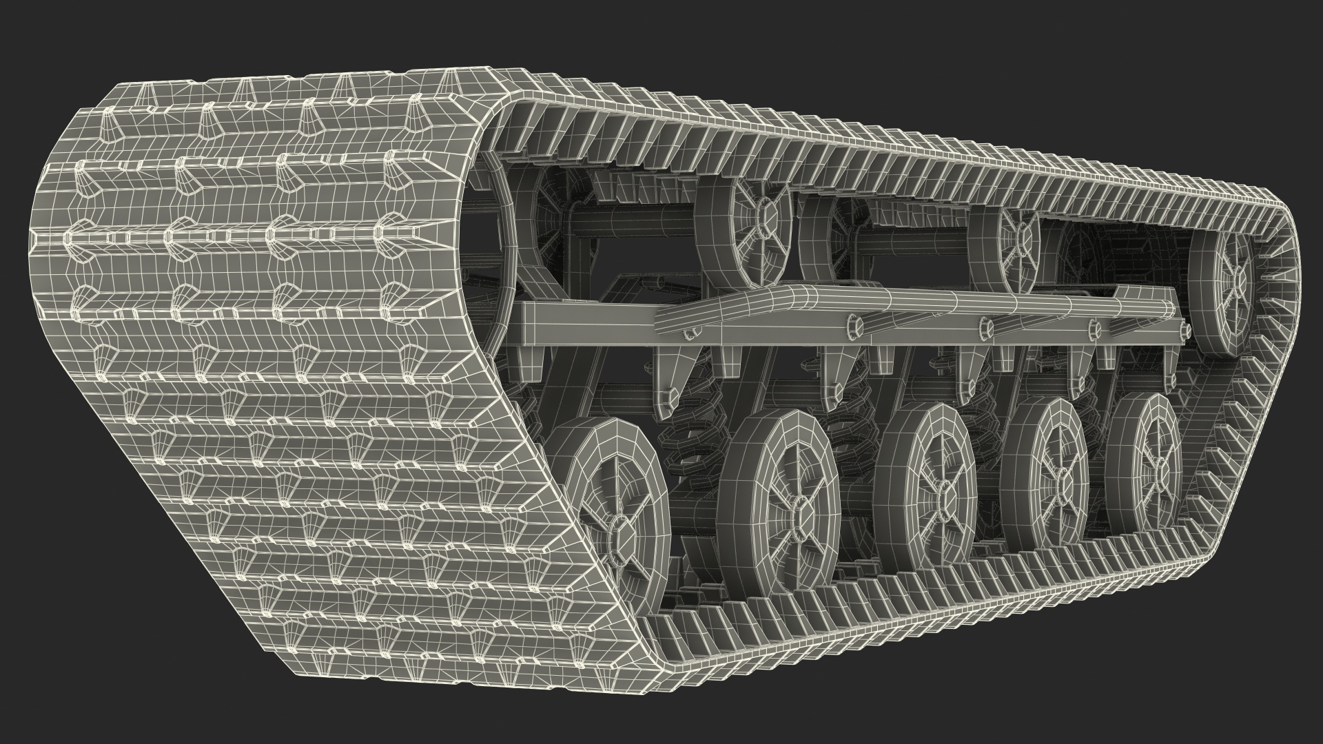 Dirty Track for ATV 3D model