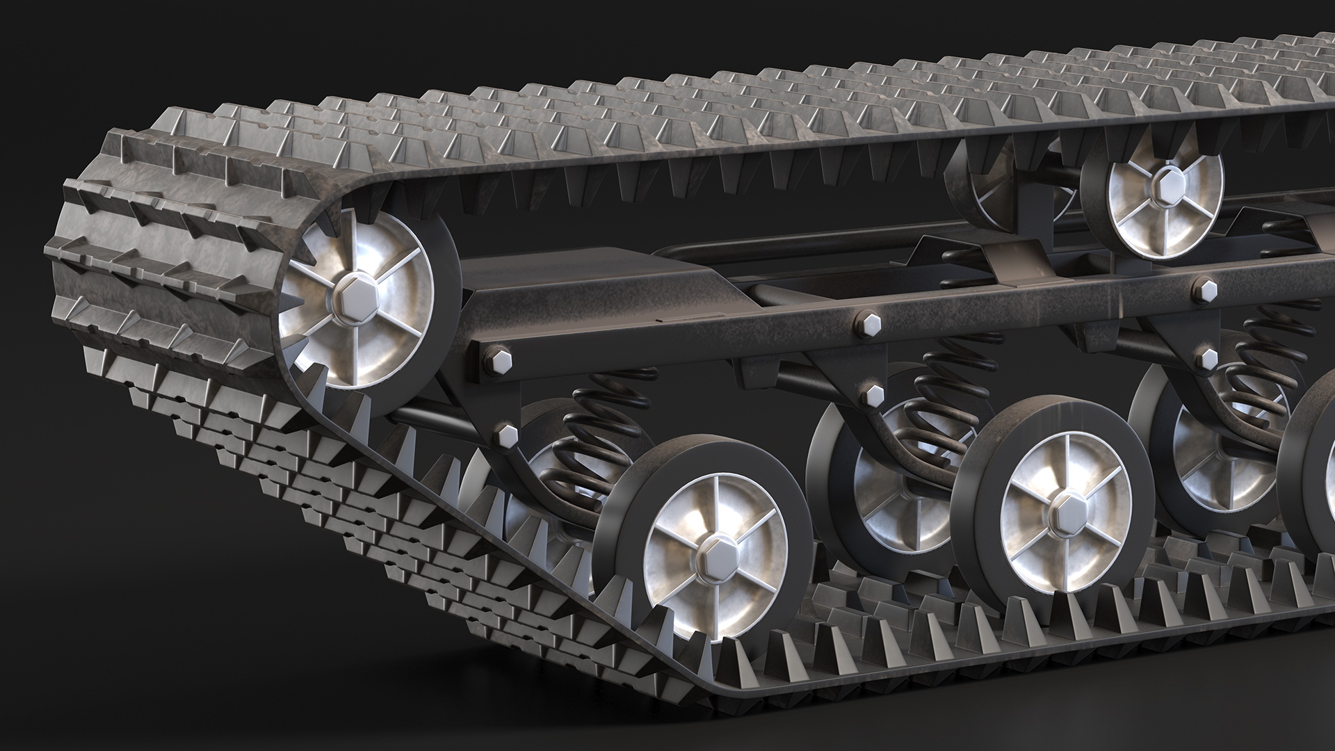 Dirty Track for ATV 3D model