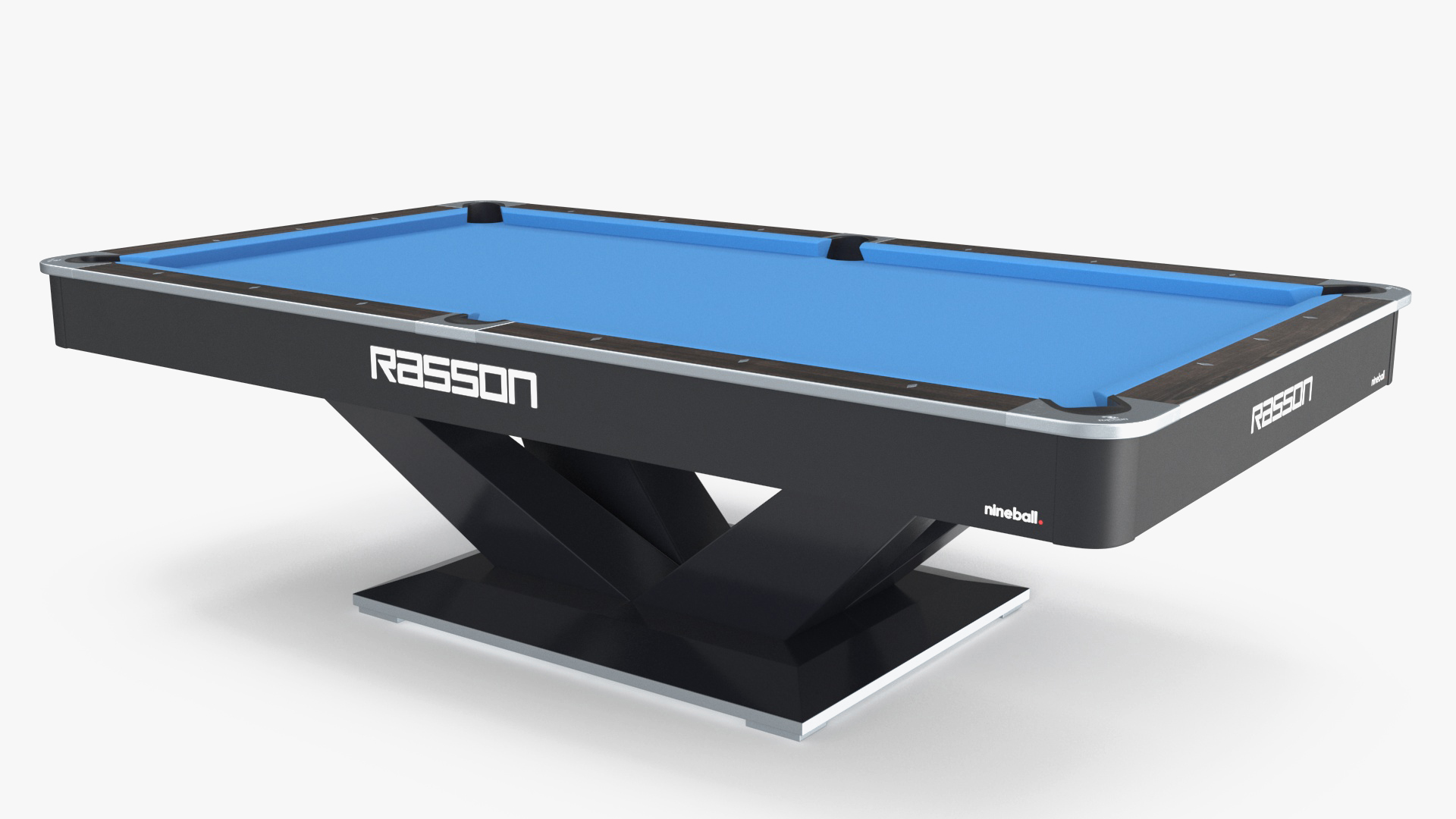 Billiards Table Rasson Blue 3D