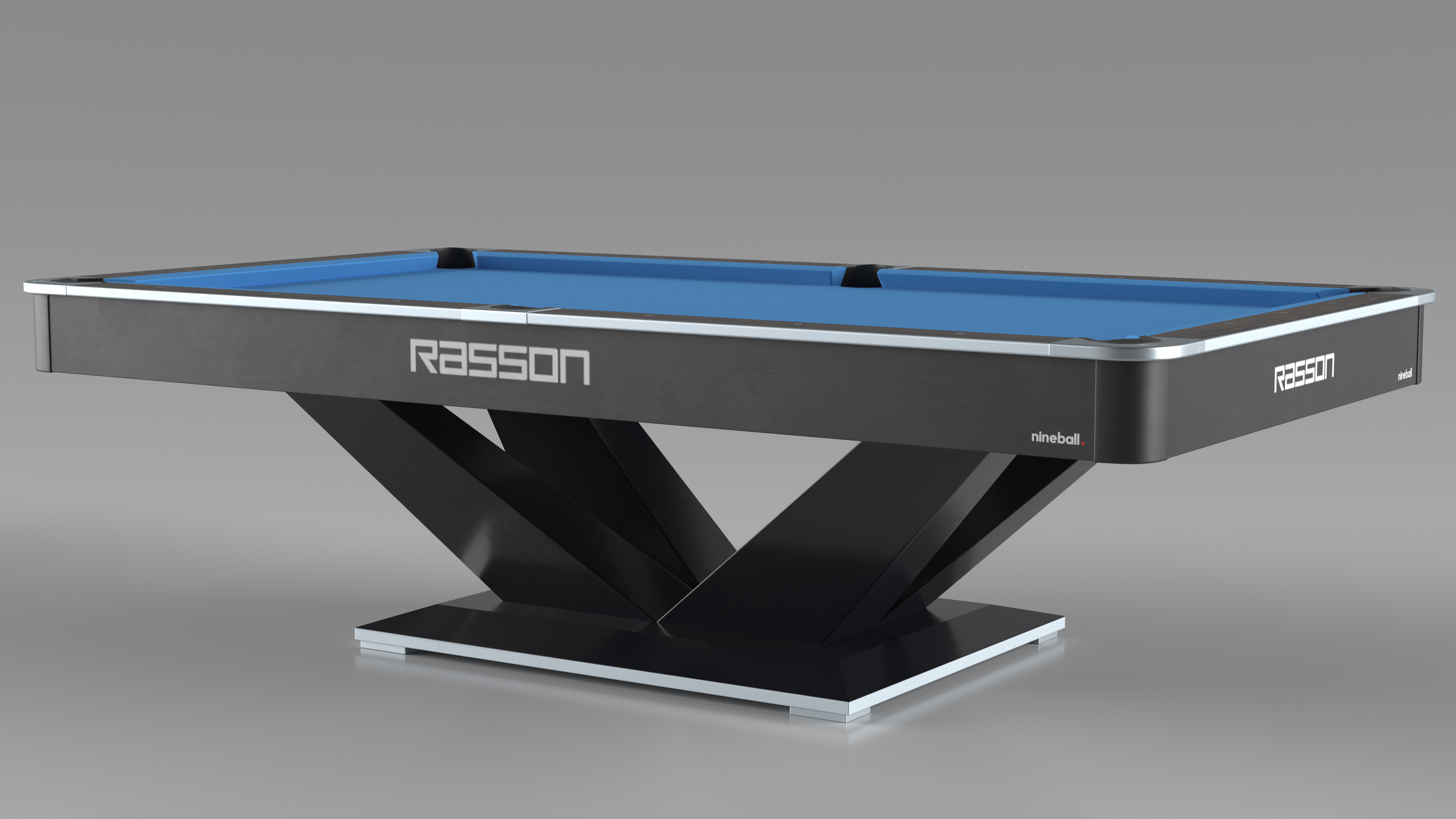 Billiards Table Rasson Blue 3D