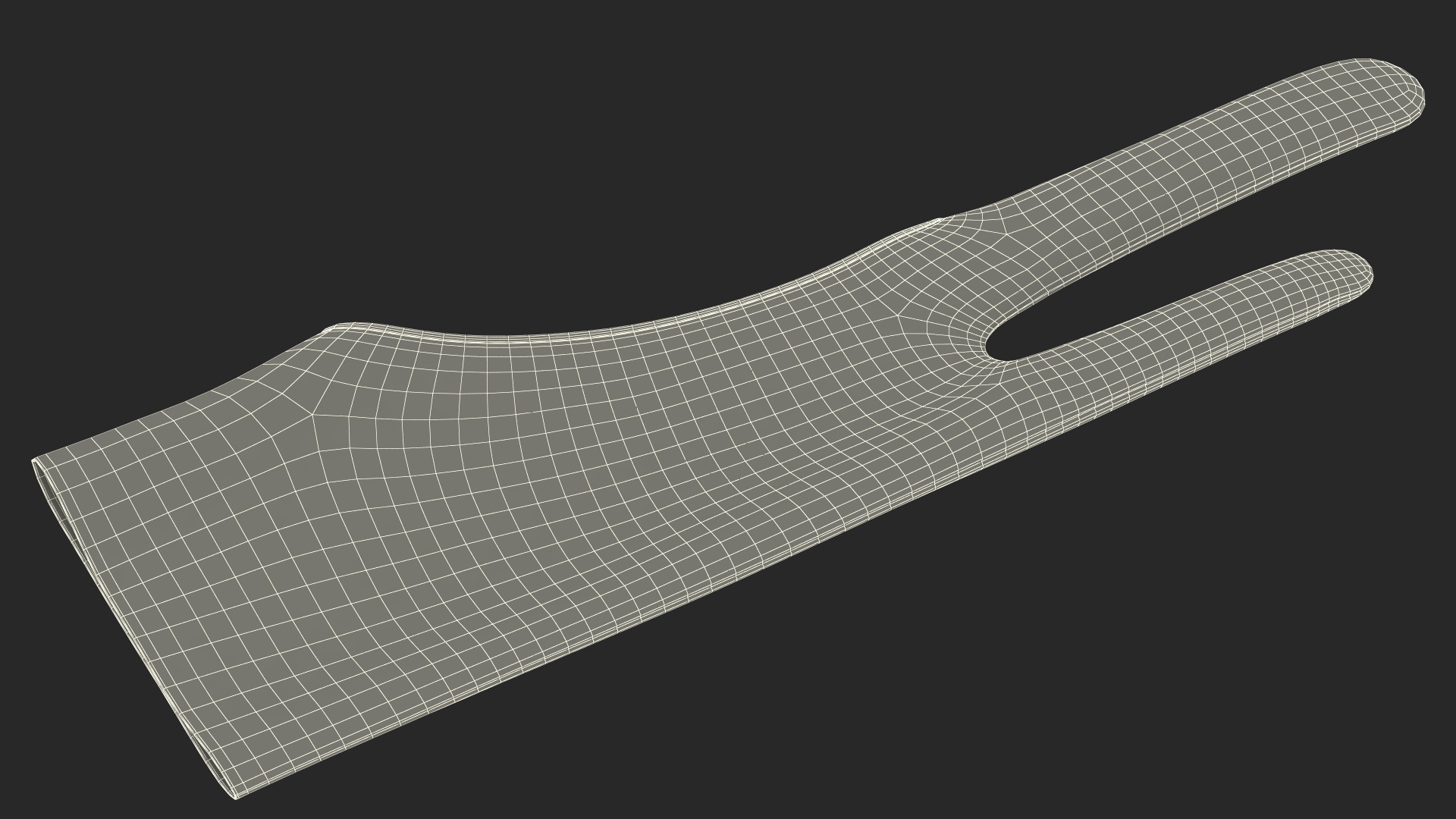 3D Graphics Tablet Glove Grey