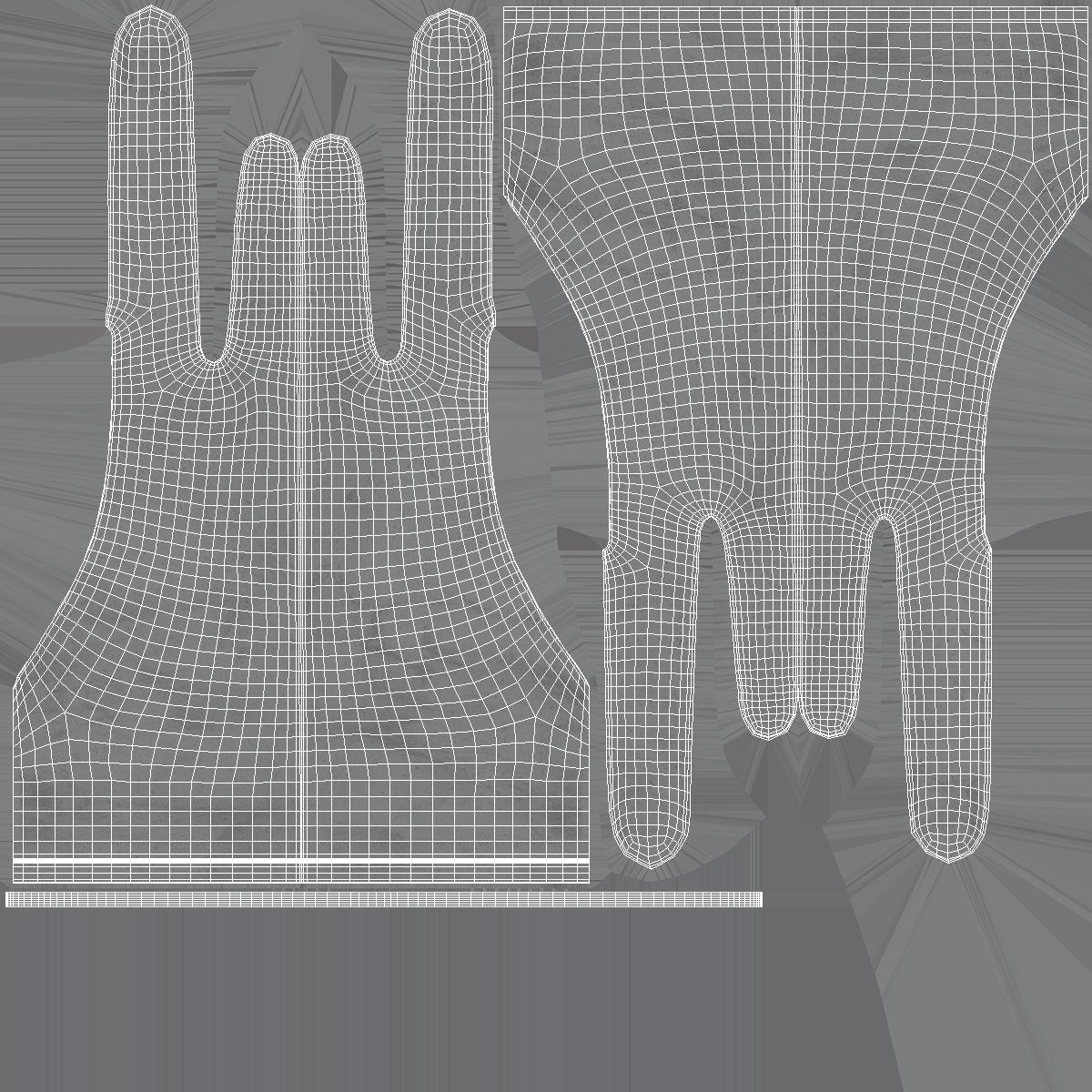 3D Graphics Tablet Glove Grey