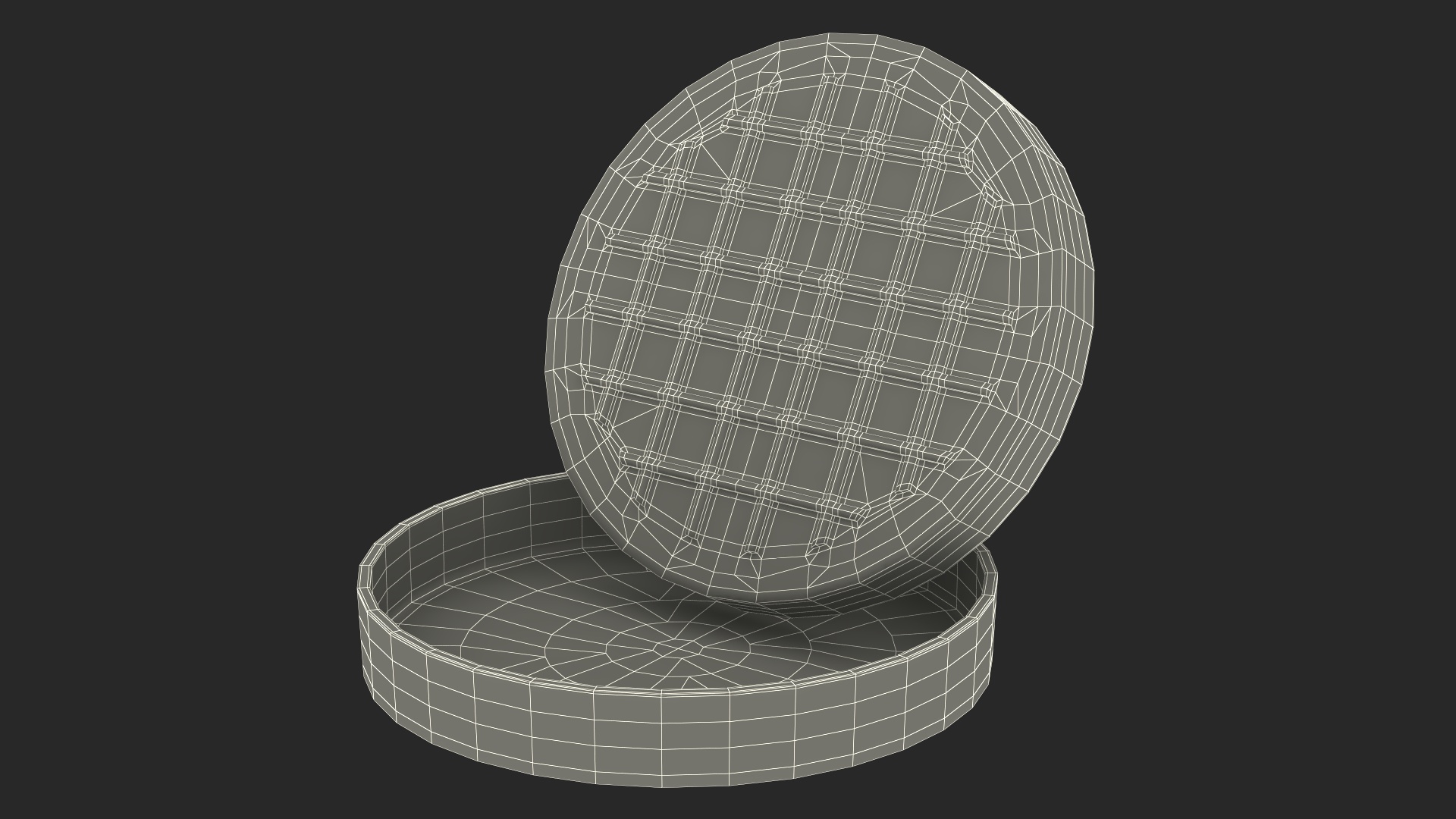 Burger Pan with Patty Press 3D
