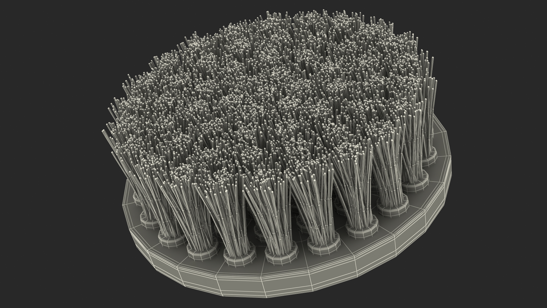 Three Piece Drill Brush Set 3D