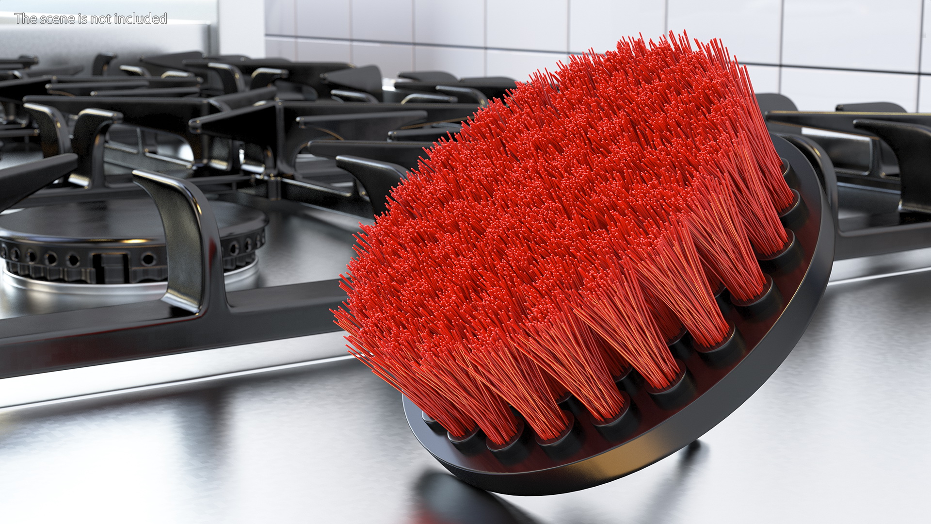 Three Piece Drill Brush Set 3D