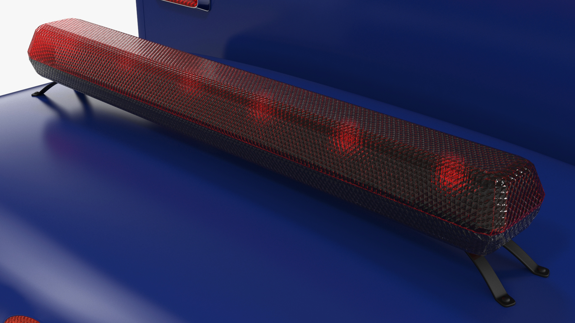 International Durastar Ambulance Truck Rigged for Cinema 4D 3D model