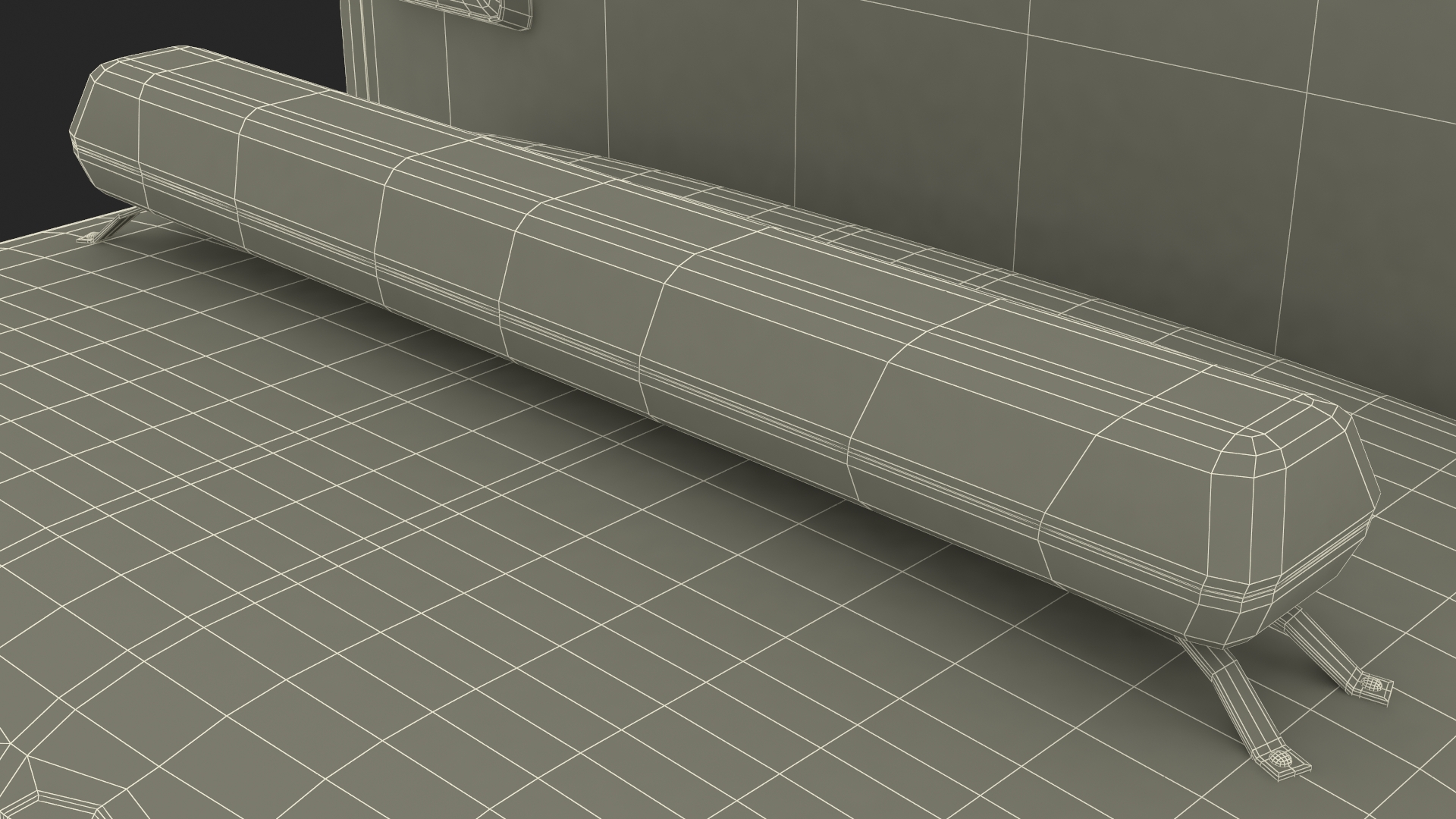 International Durastar Ambulance Truck Rigged for Cinema 4D 3D model