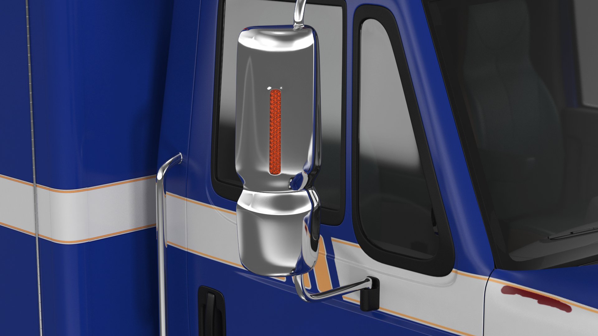 International Durastar Ambulance Truck Rigged for Cinema 4D 3D model