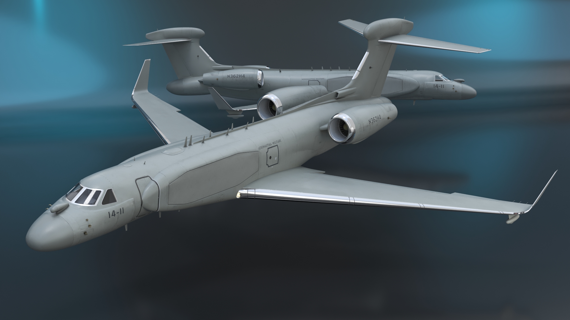 Special Mission Aircraft in Flight 3D model