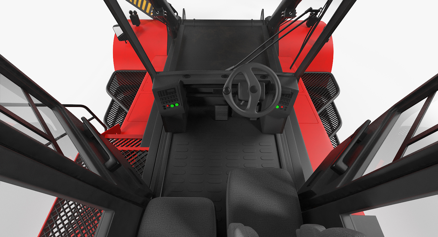 3D Linde Reach Stacker Rigged