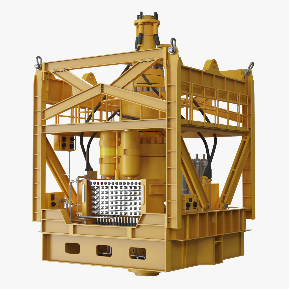 Deepwater BOP Control Frame 3D model preview