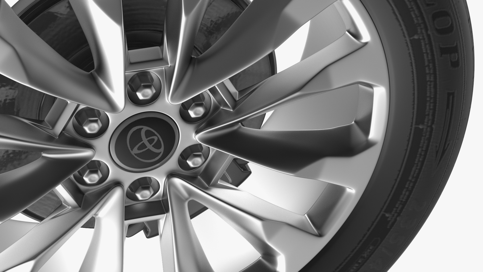 3D model Toyota Land Cruiser Wheel