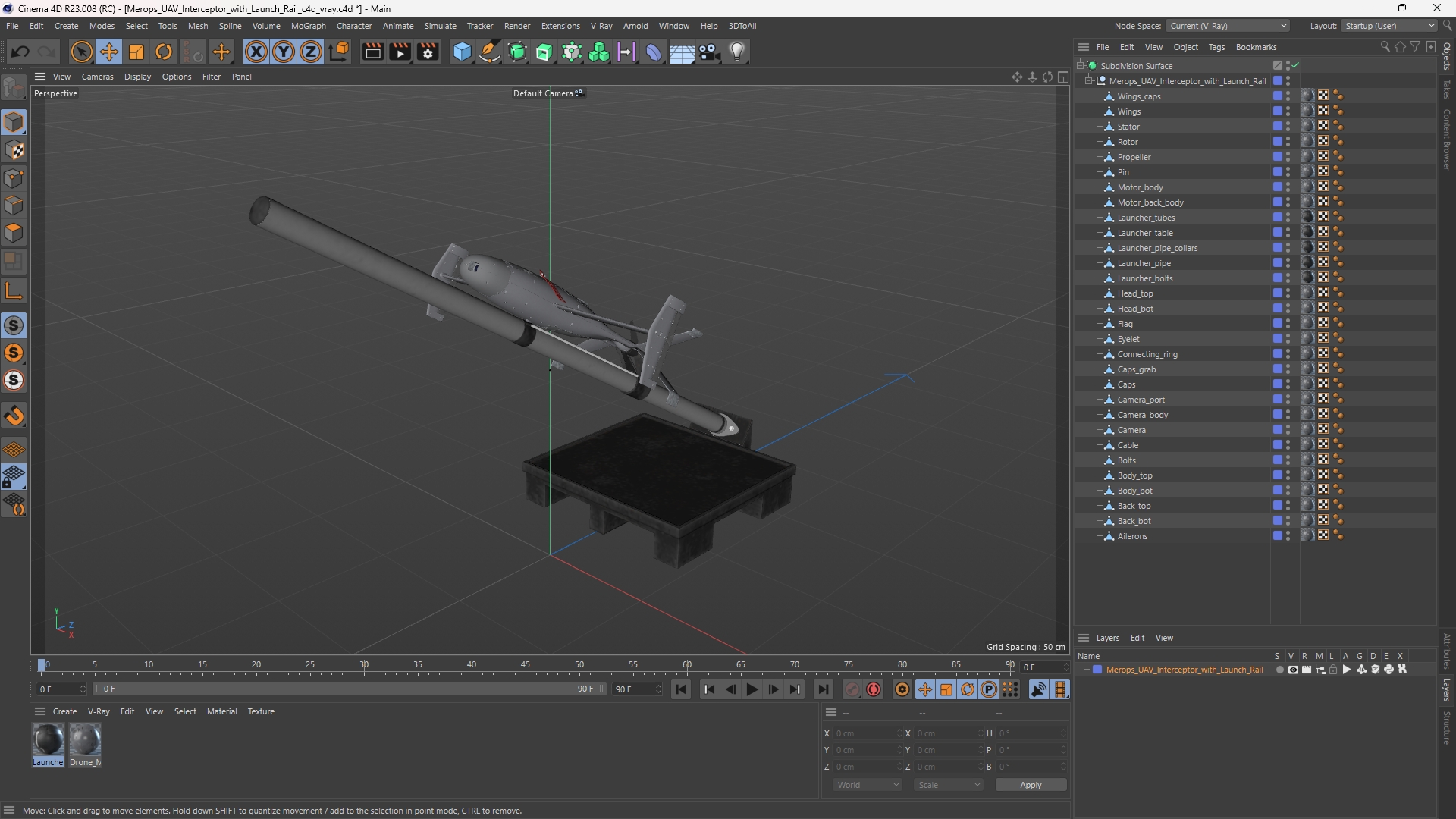 Merops UAV Interceptor with Launch Rail - view 12