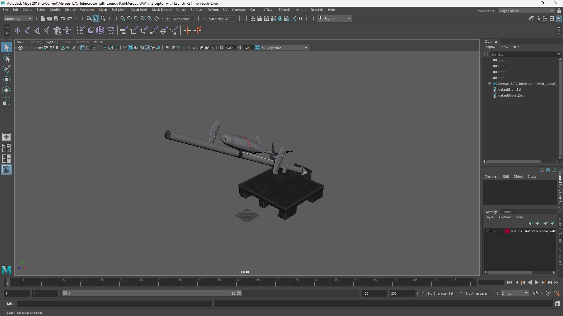 Merops UAV Interceptor with Launch Rail - view 11