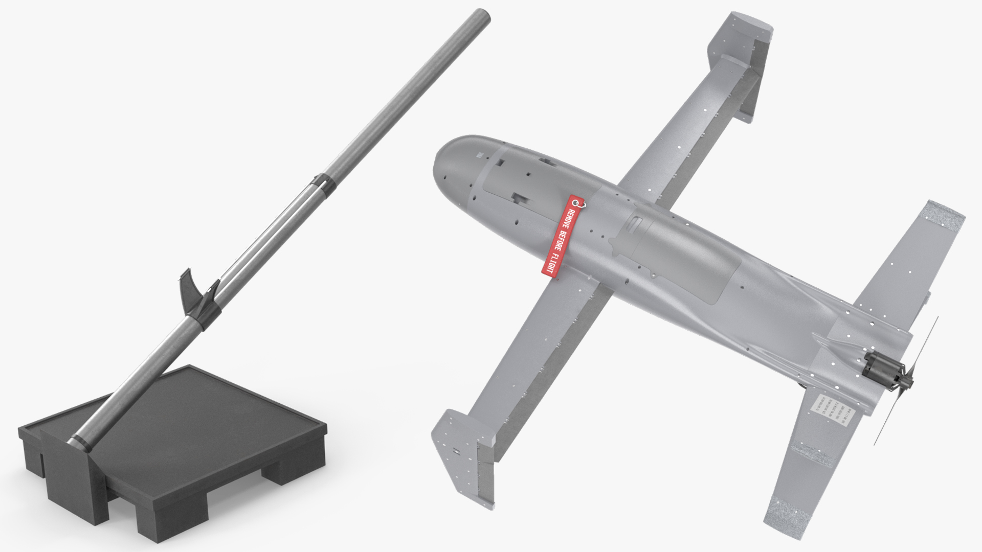 Merops UAV Interceptor with Launch Rail - view 4