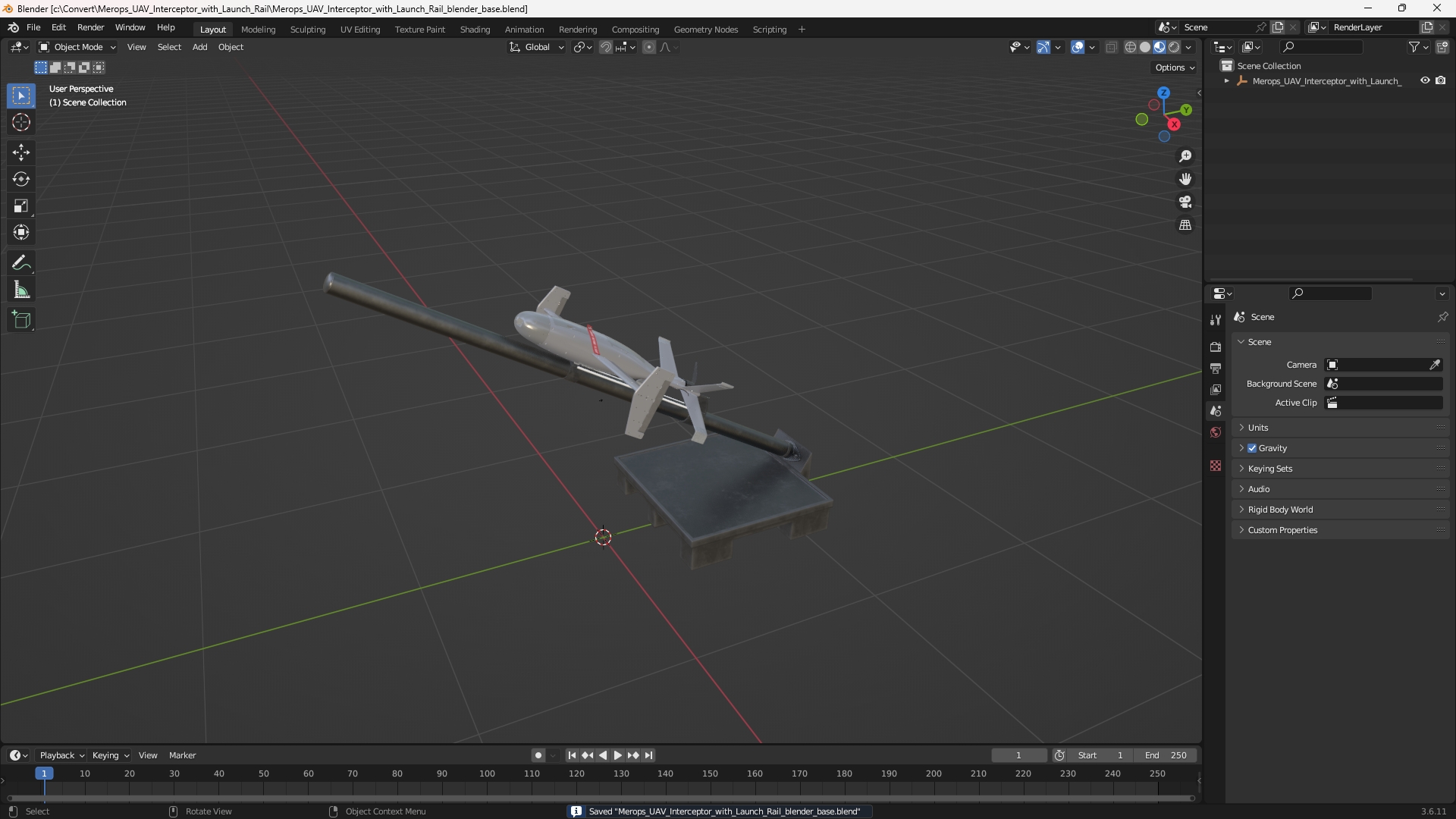 Merops UAV Interceptor with Launch Rail - view 10