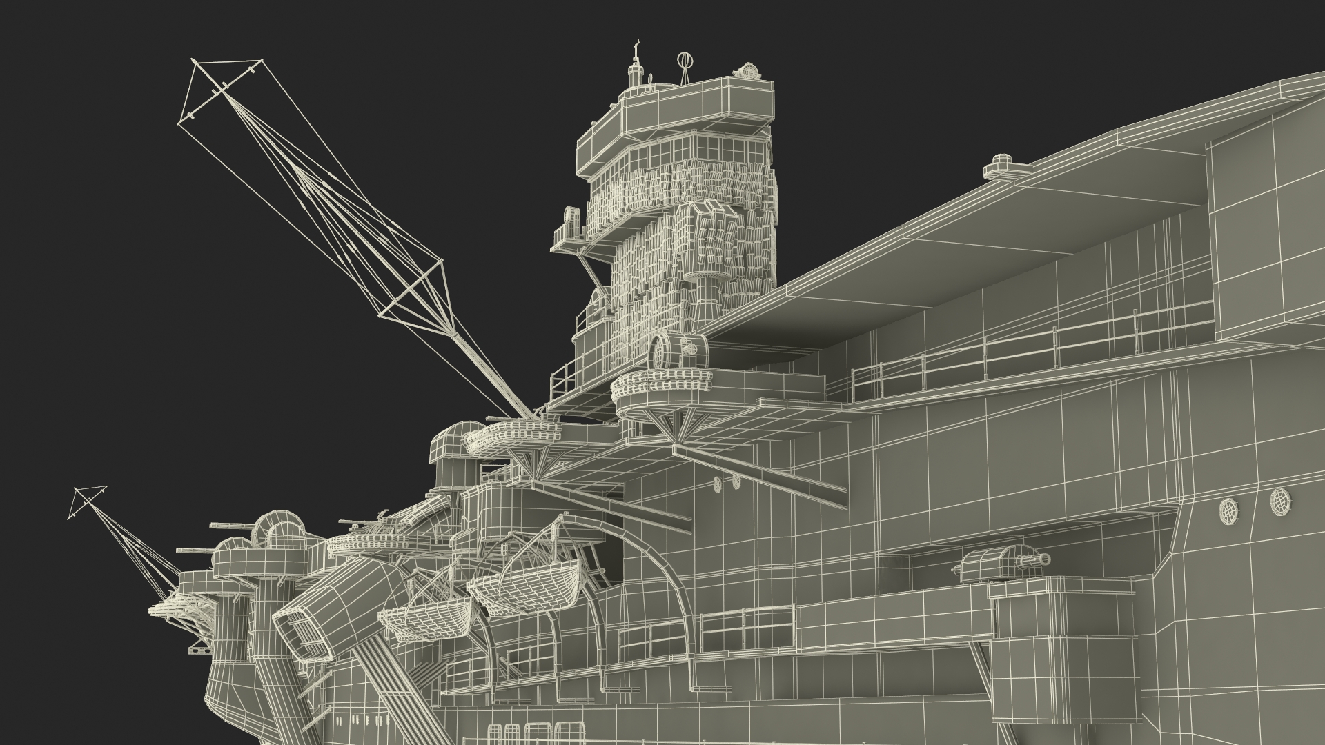 3D model Japanese Aircraft Carrier Kaga