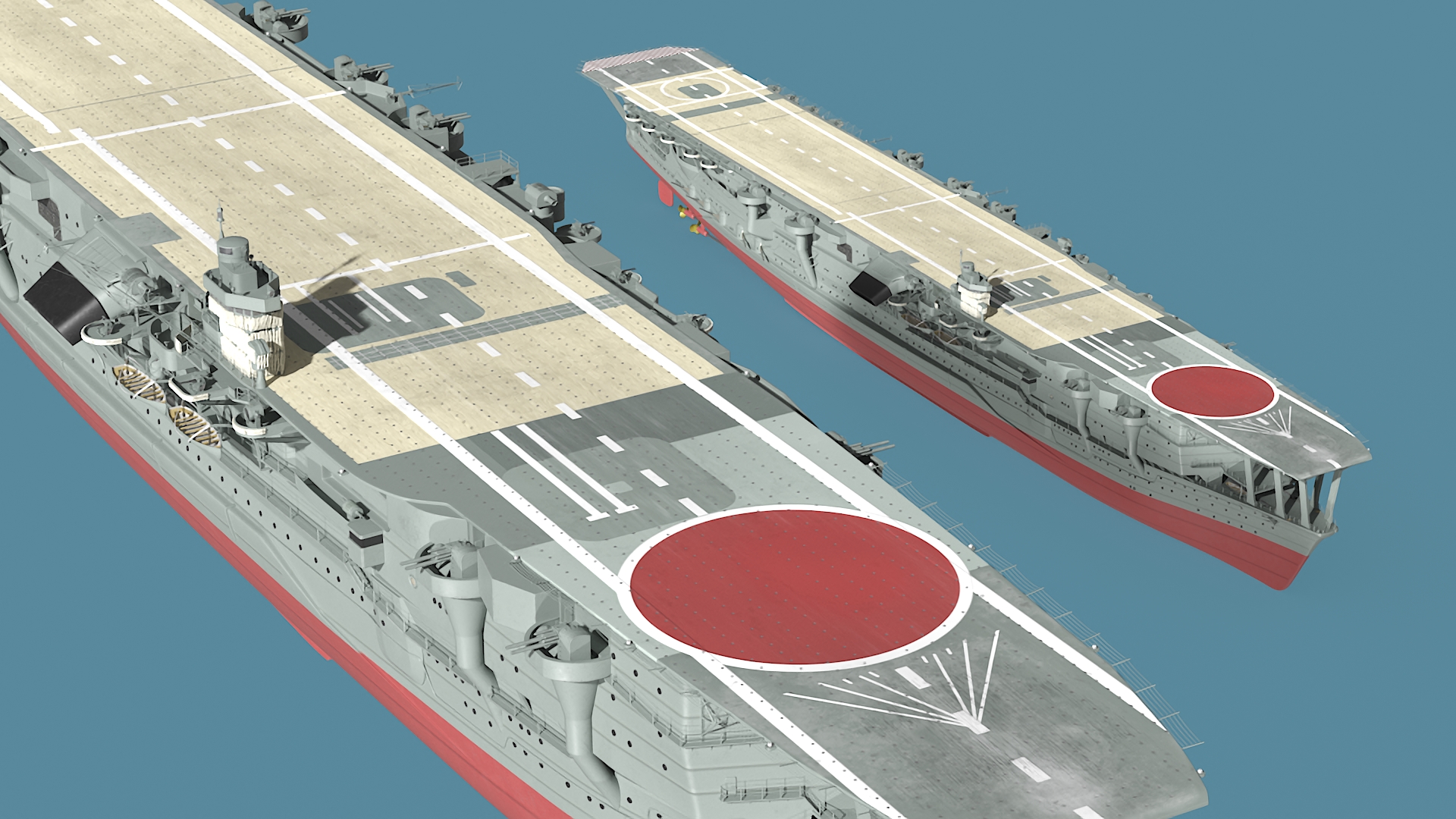 3D model Japanese Aircraft Carrier Kaga