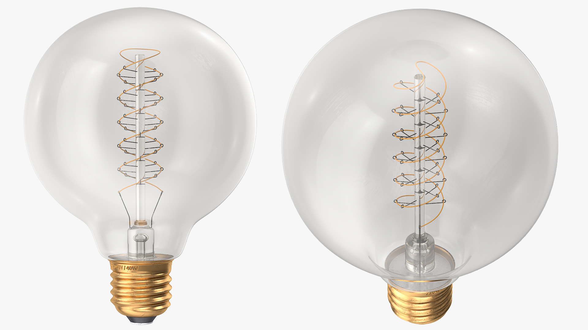 3D Antique Edison Bulb G95 model
