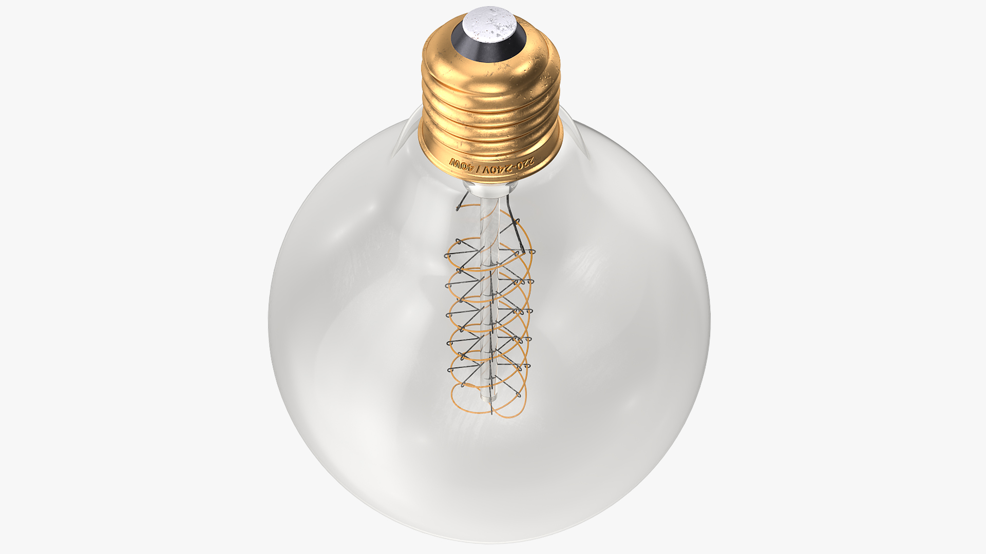 3D Antique Edison Bulb G95 model