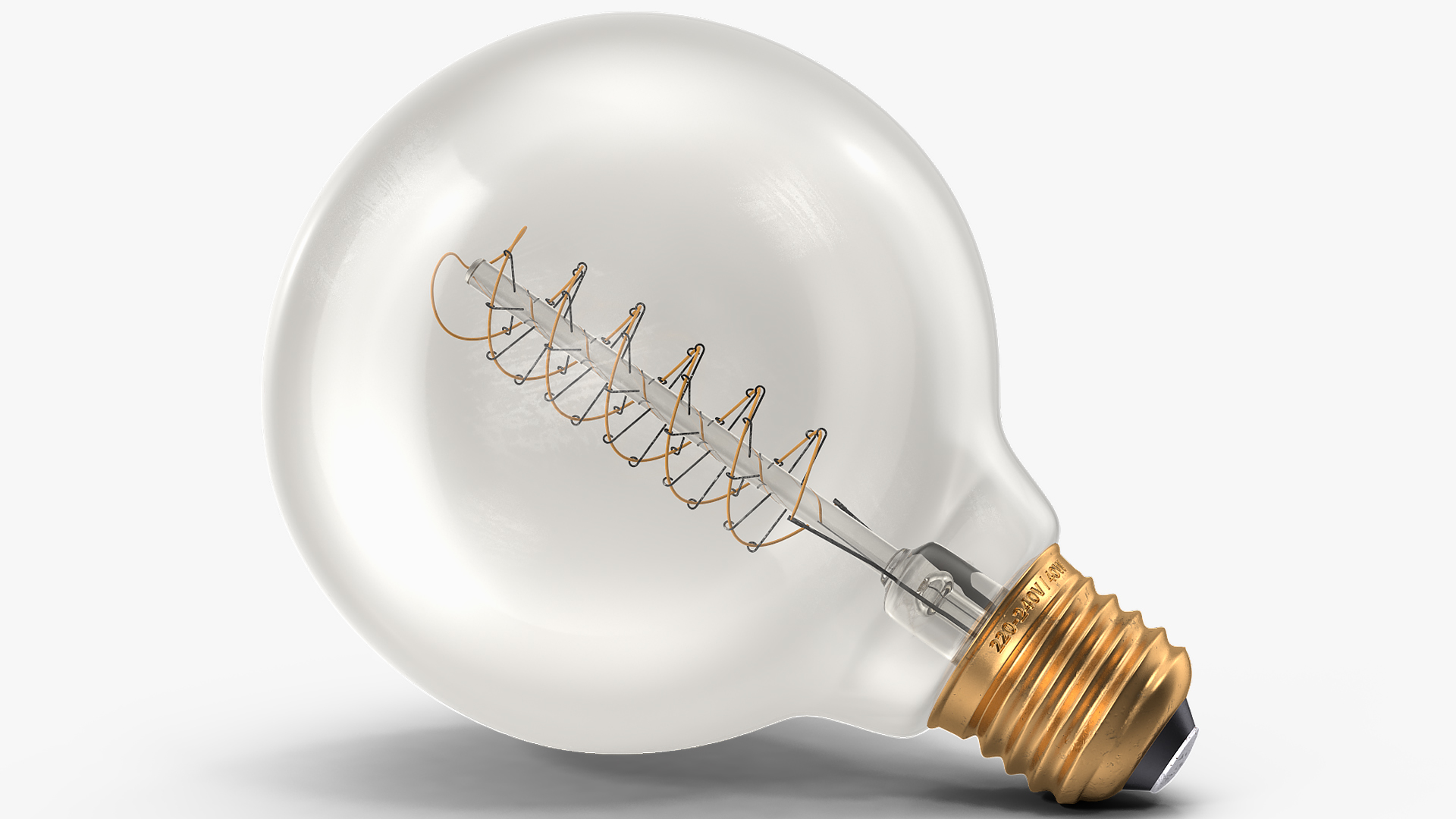 3D Antique Edison Bulb G95 model