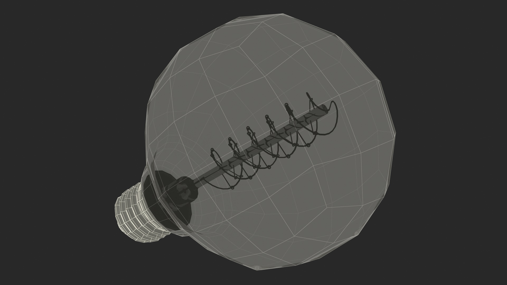 3D Antique Edison Bulb G95 model