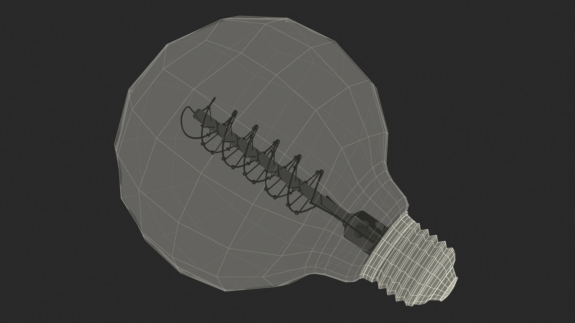 3D Antique Edison Bulb G95 model