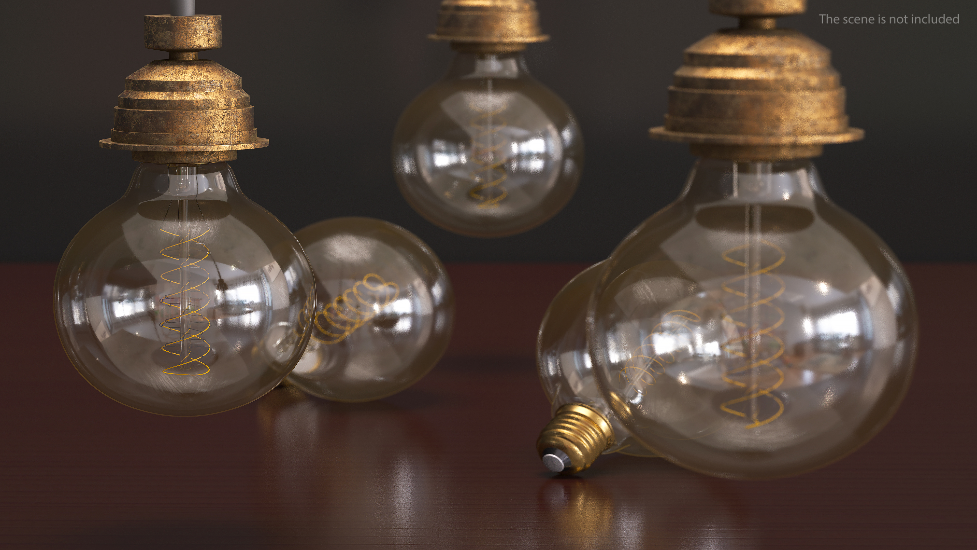 3D Antique Edison Bulb G95 model