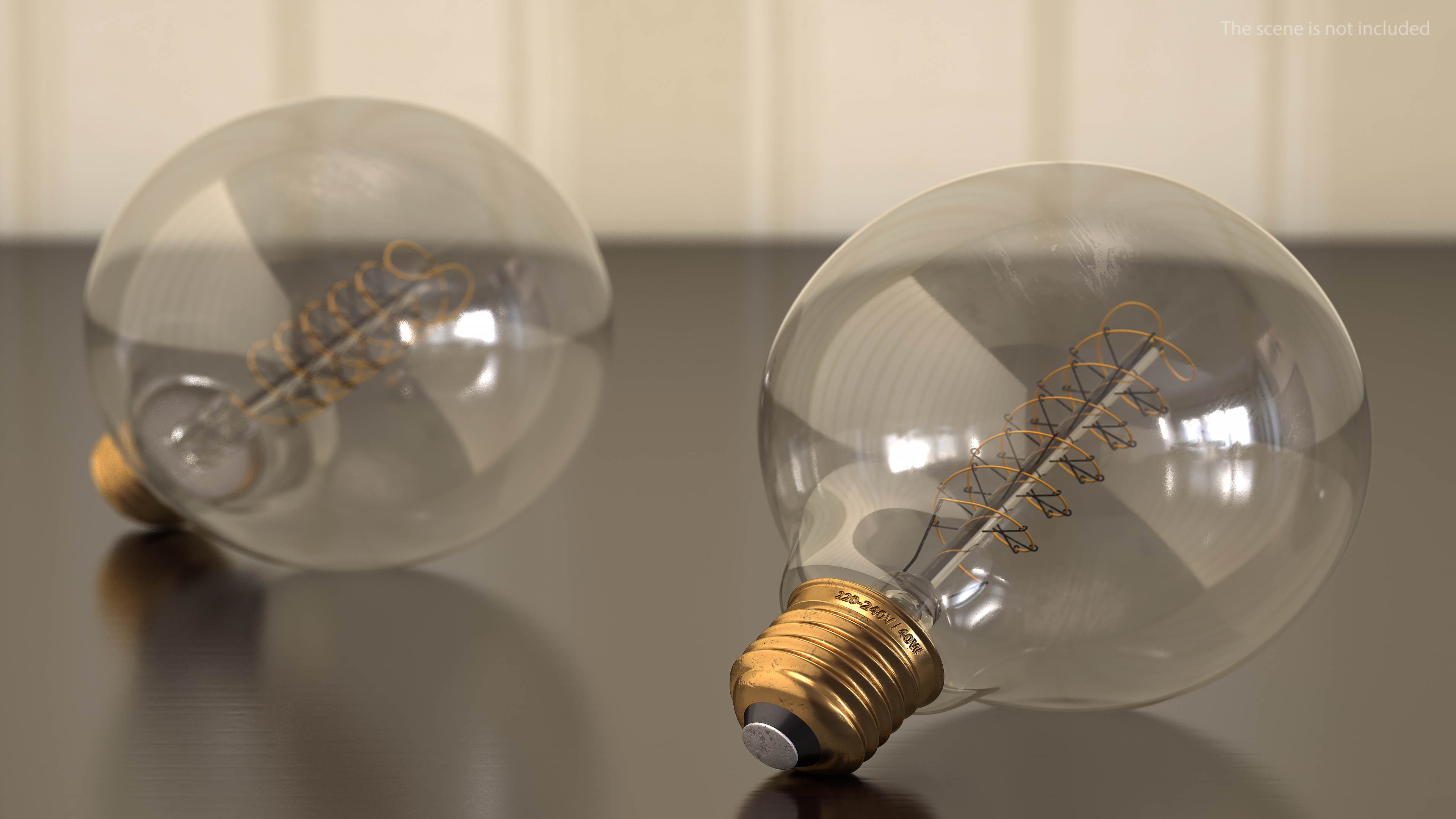 3D Antique Edison Bulb G95 model