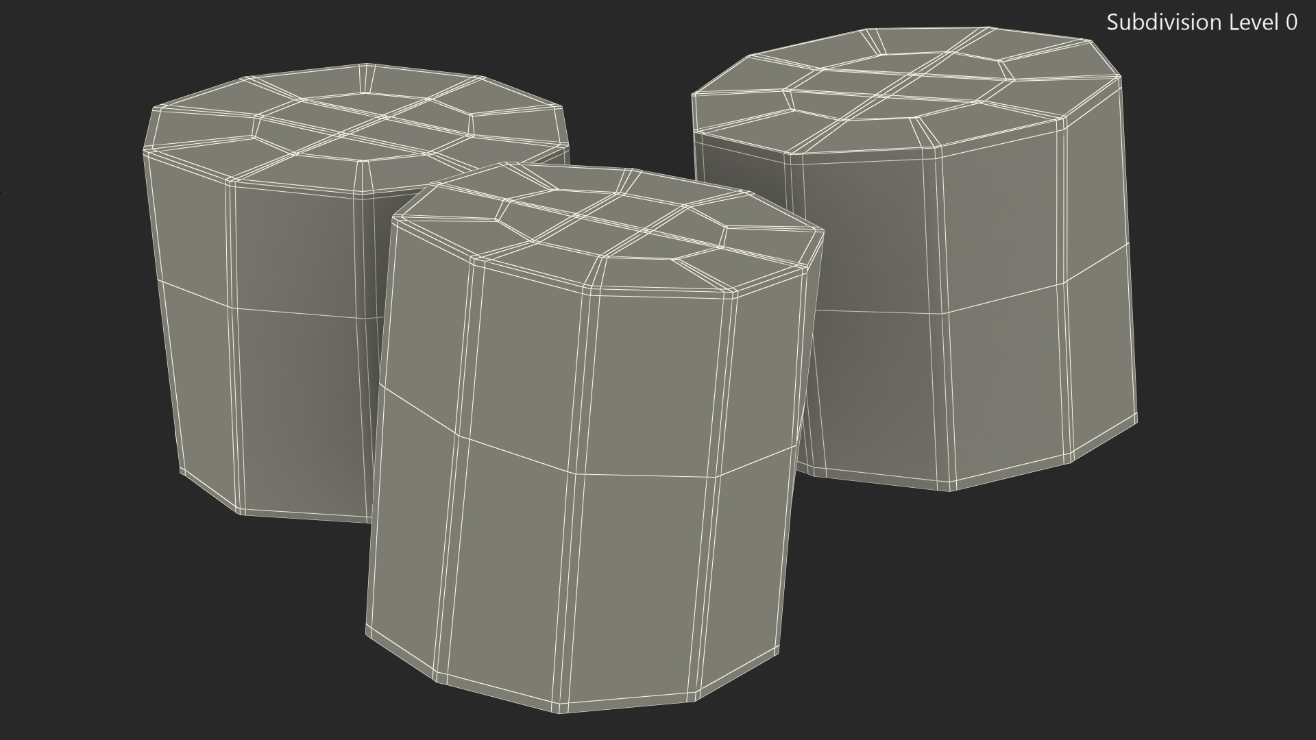 3D model Sugarcane Cut Pieces