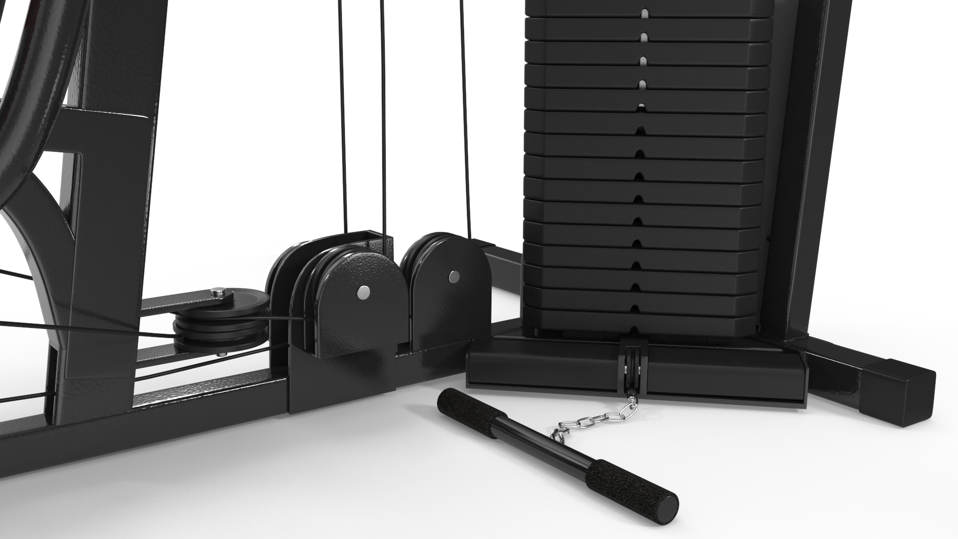 Multi Fitness Equipment Home Gym 3D