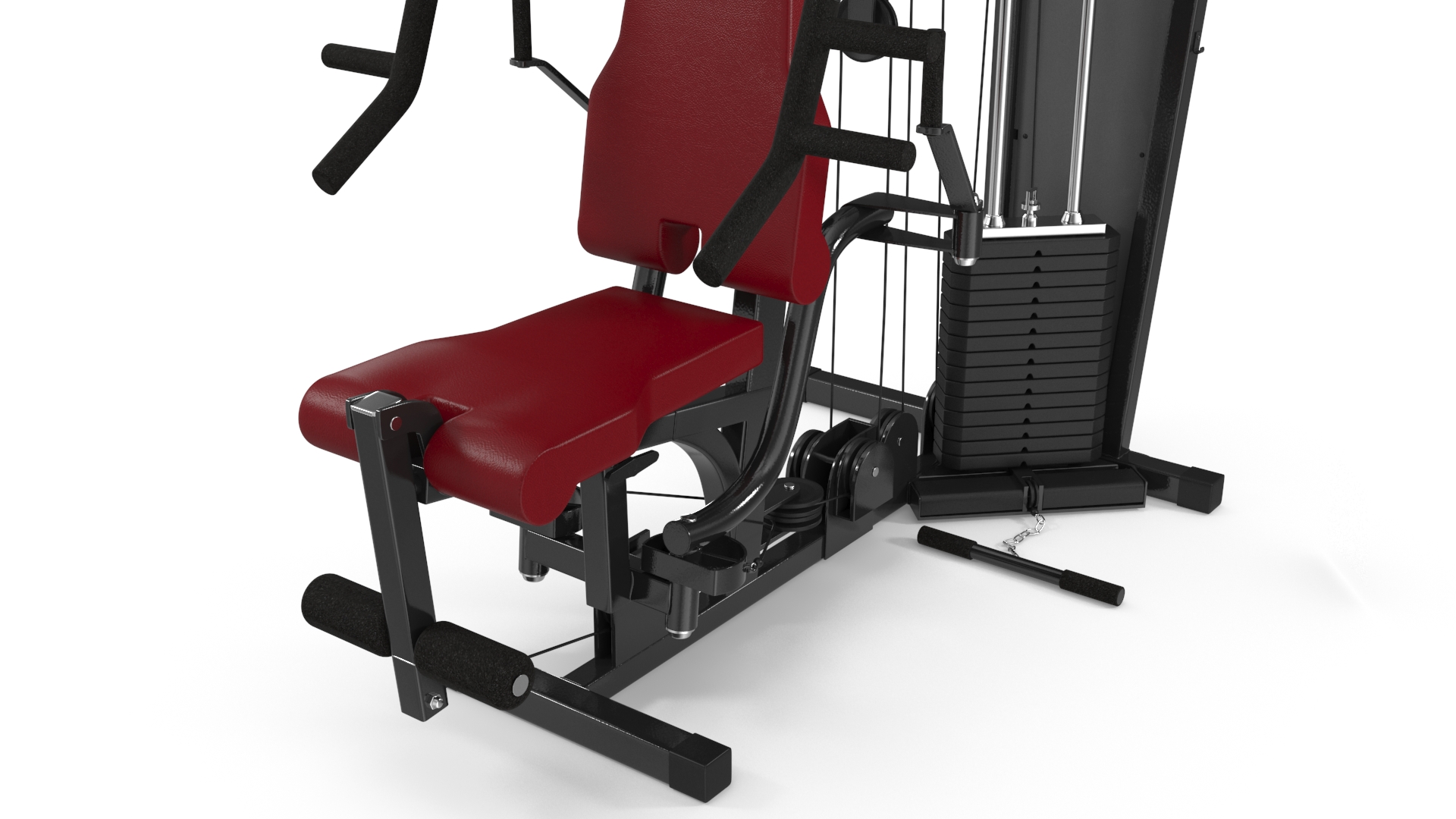 Multi Fitness Equipment Home Gym 3D