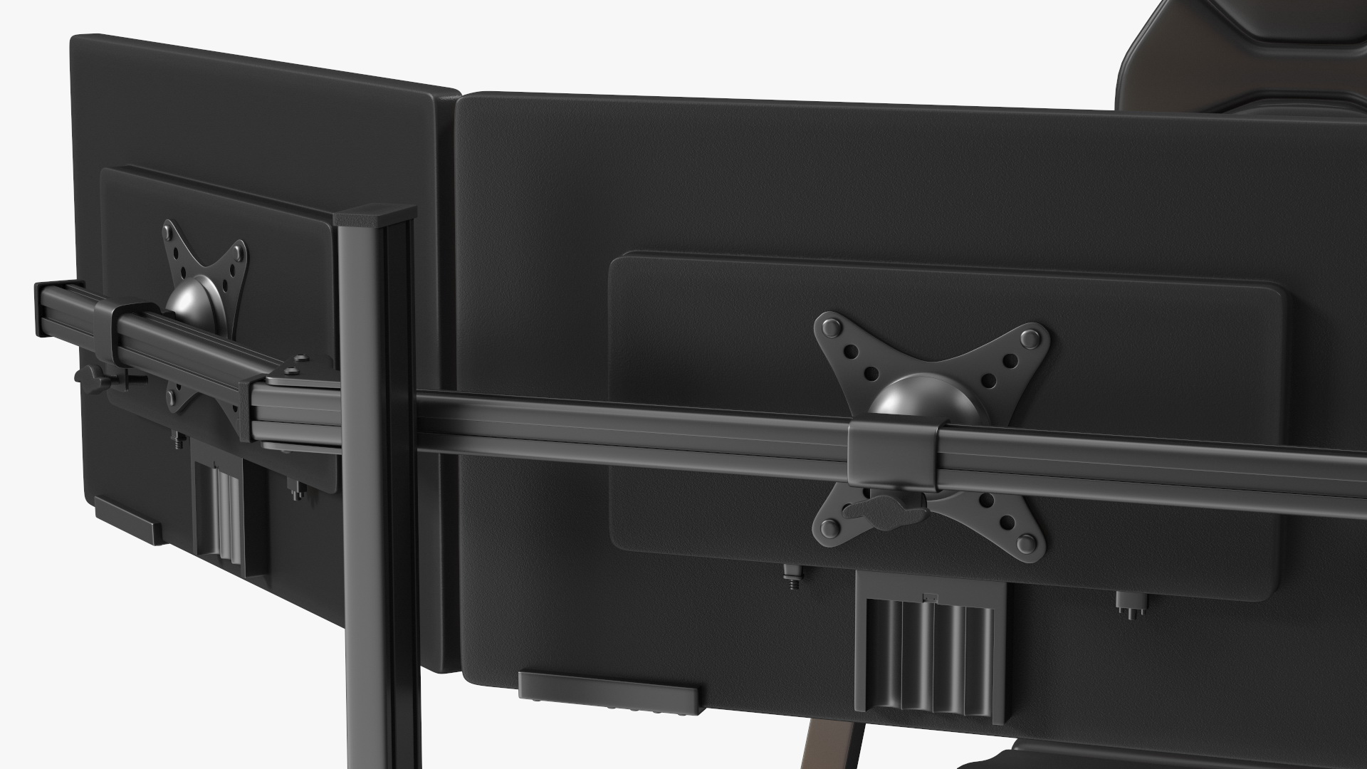3D F-GT Racing Simulator Rig GT with 3 Screens model