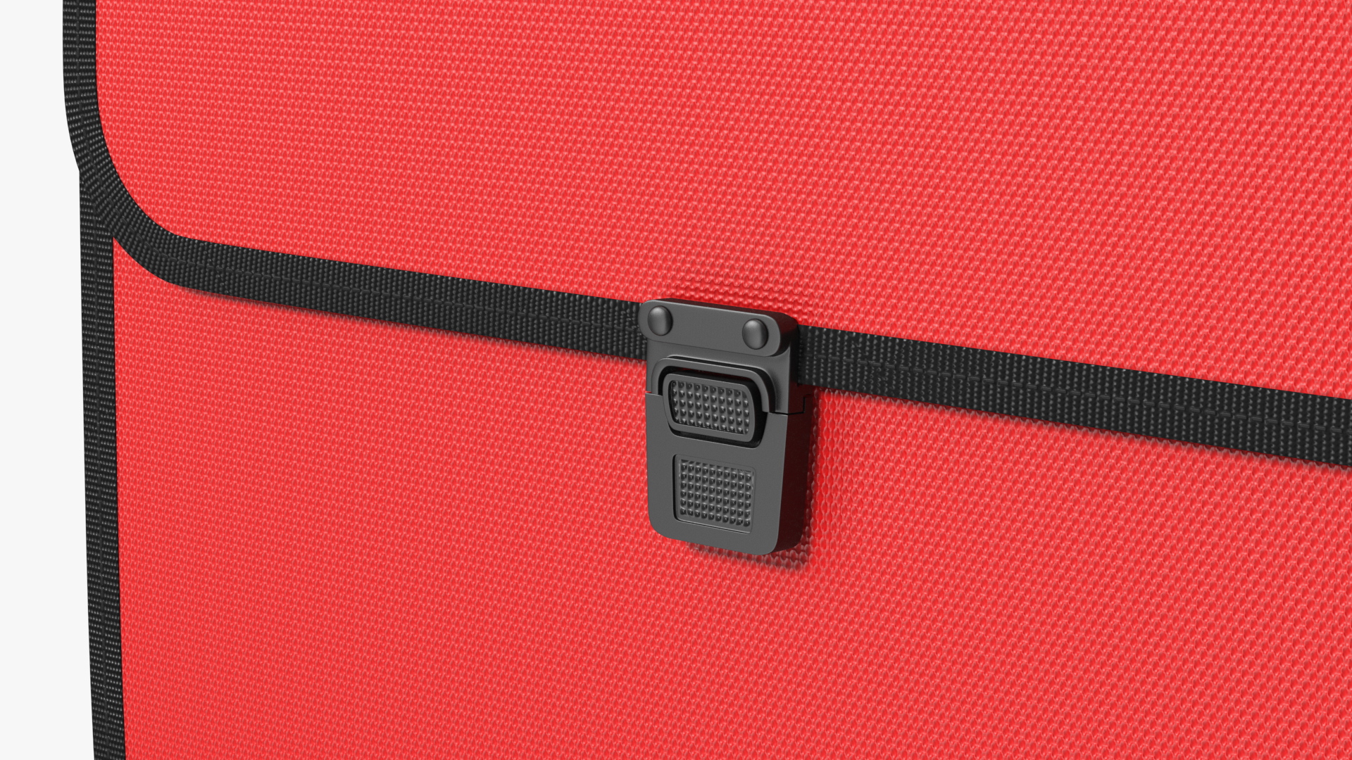 Expanding File Folder with Handle Red 3D