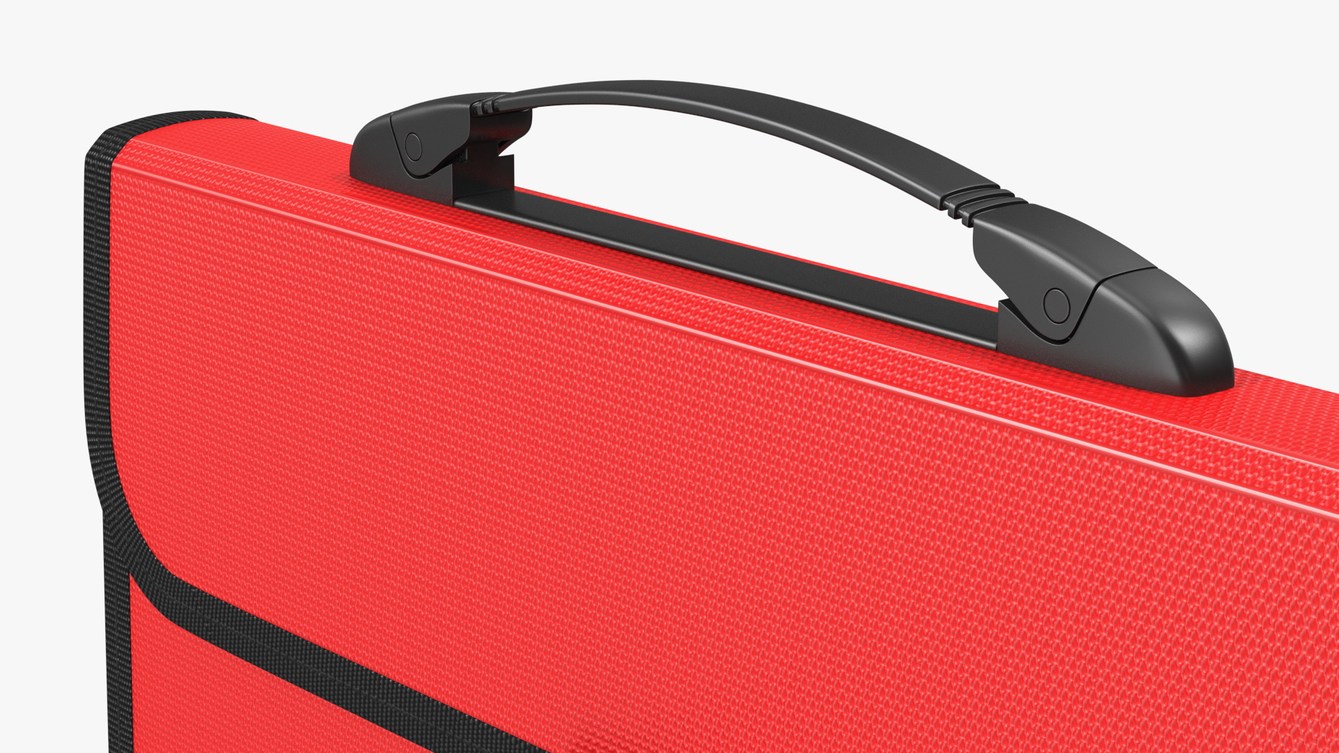 Expanding File Folder with Handle Red 3D