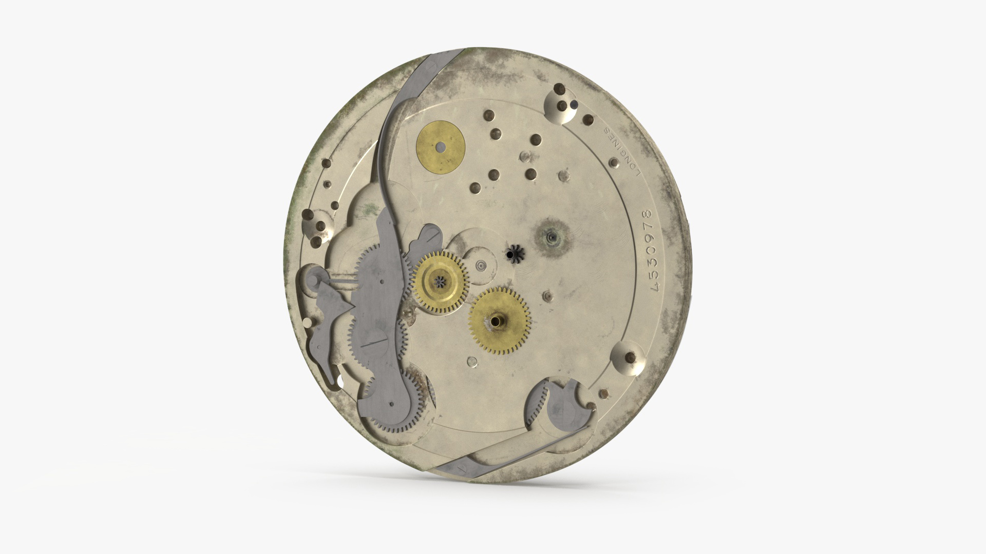 Pocket Watch Chronograph 3D model